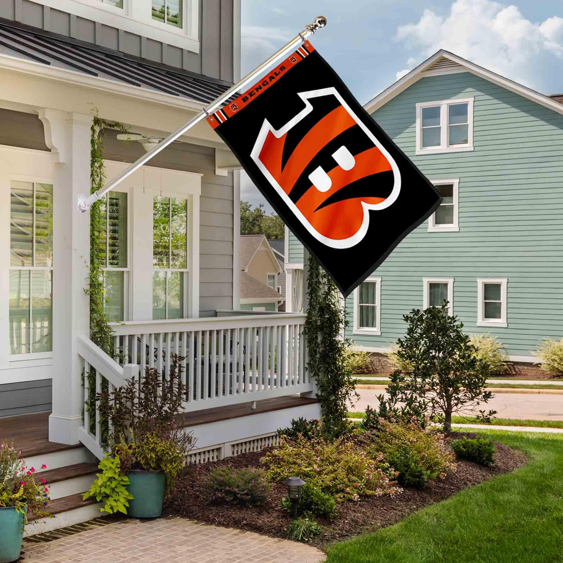 Cincinnati Bengals Printed Header 3x5 Foot Banner Flag - Sports Collectibles, Sports Memorabilia, Sports Fan Shop, Sports Gifts