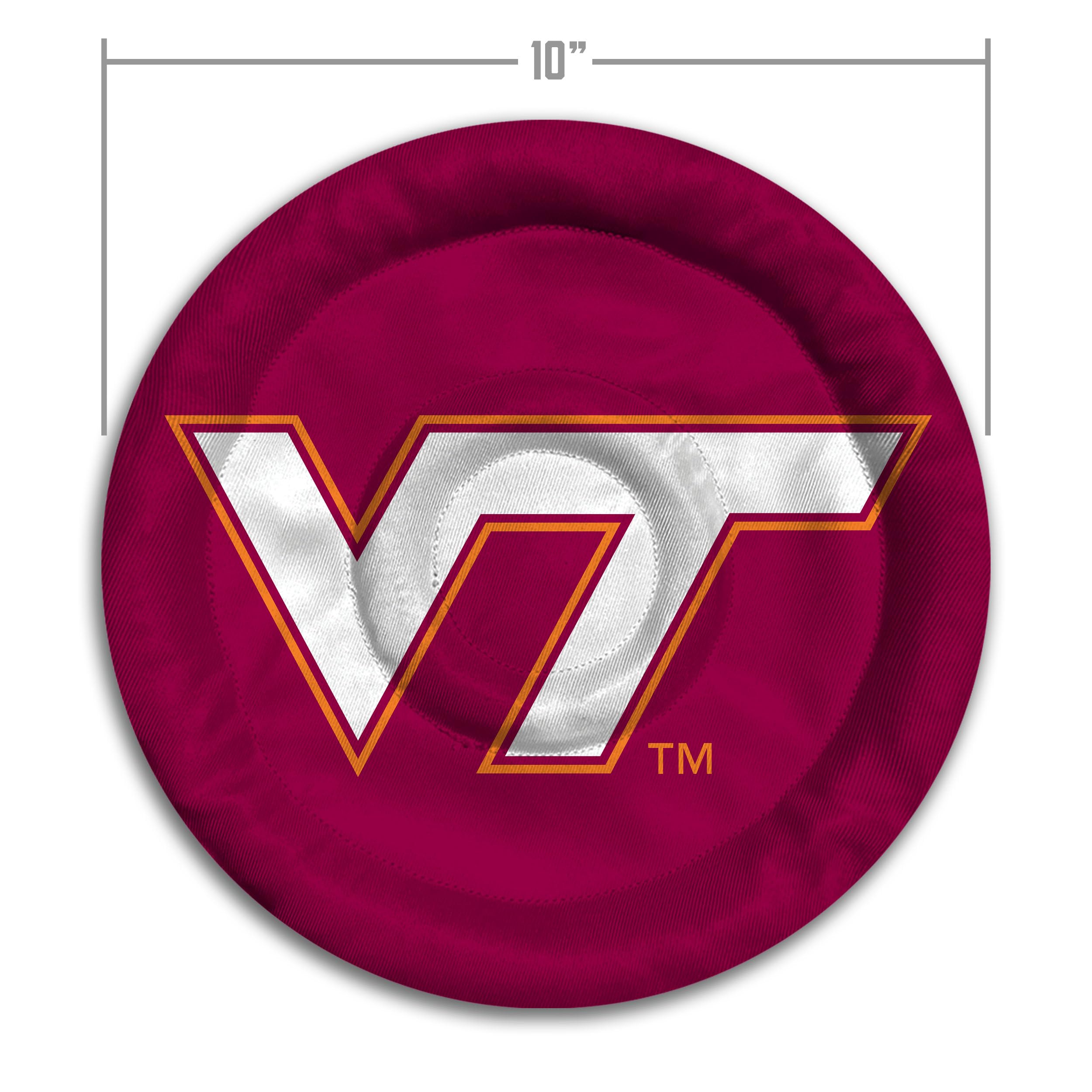 YouTheFan NCAA Virginia Tech Hokies Flimzee Bean-Bag Flying Disc - Sports Collectibles, Sports Memorabilia, Sports Fan Shop, Sports Gifts