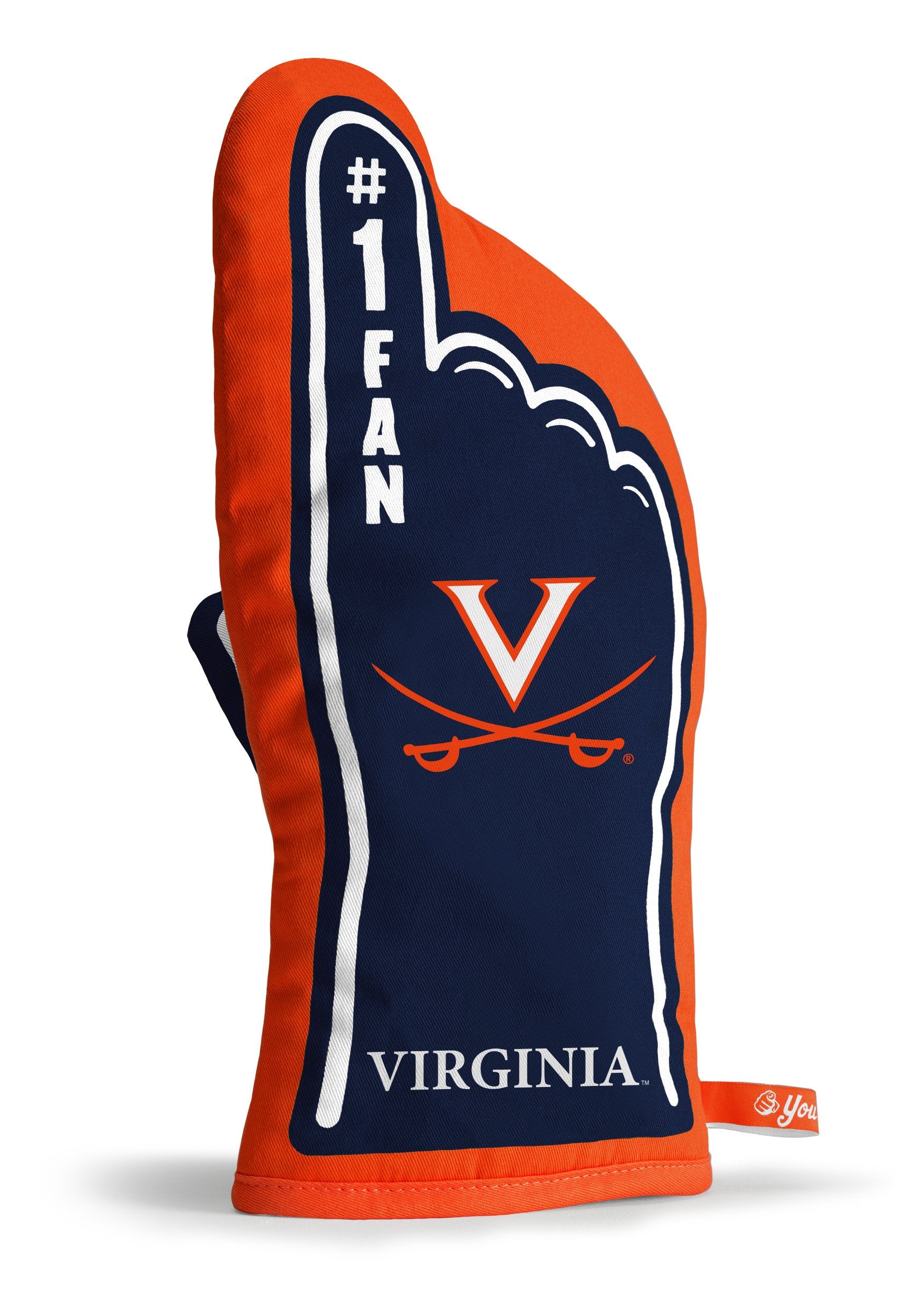 YouTheFan NCAA Virginia Cavaliers #1 Oven Mitt - Sports Collectibles, Sports Memorabilia, Sports Fan Shop, Sports Gifts