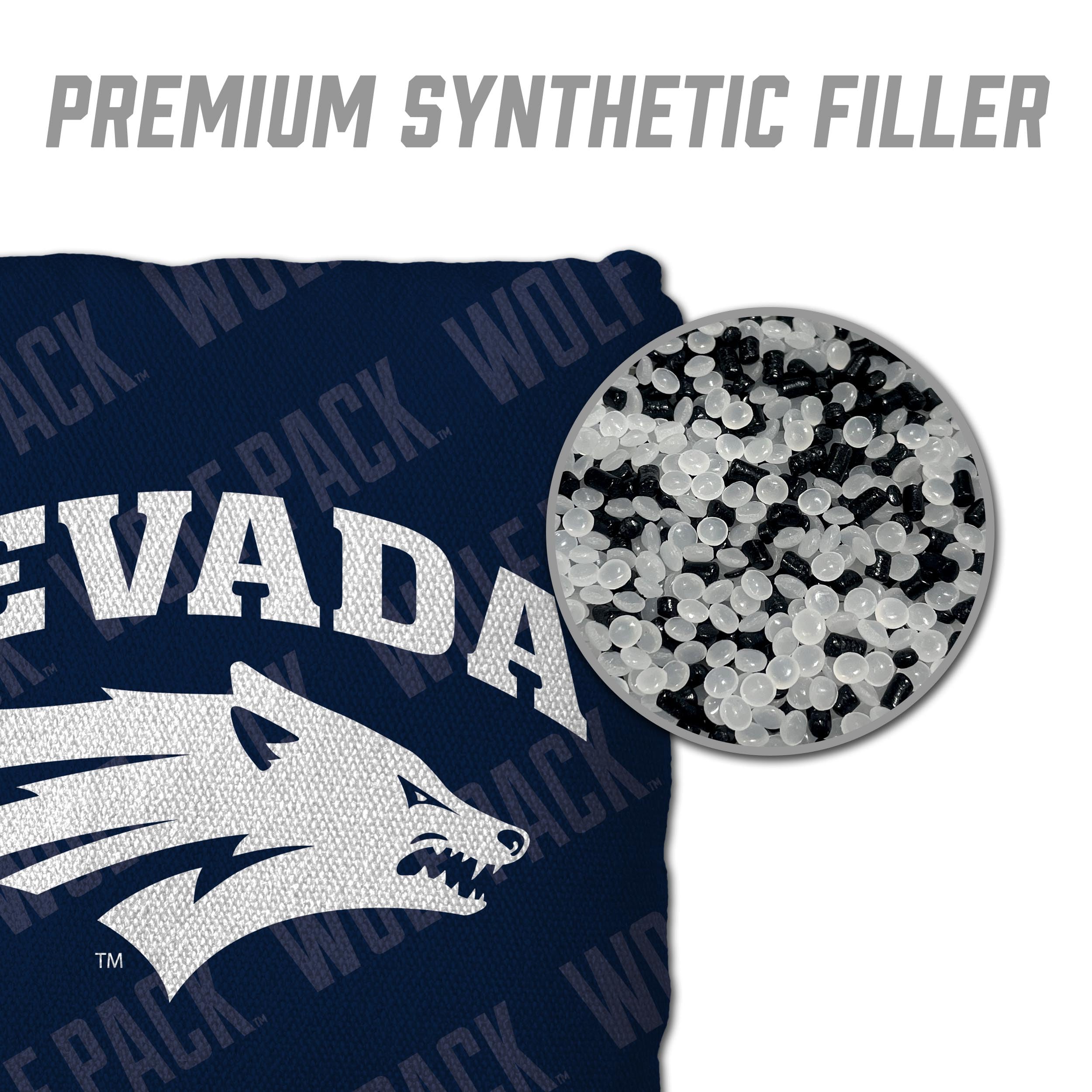 YouTheFan NCAA Nevada Wolf Pack Cornhole Bags - 4PK - Blue - Sports Collectibles, Sports Memorabilia, Sports Fan Shop, Sports Gifts