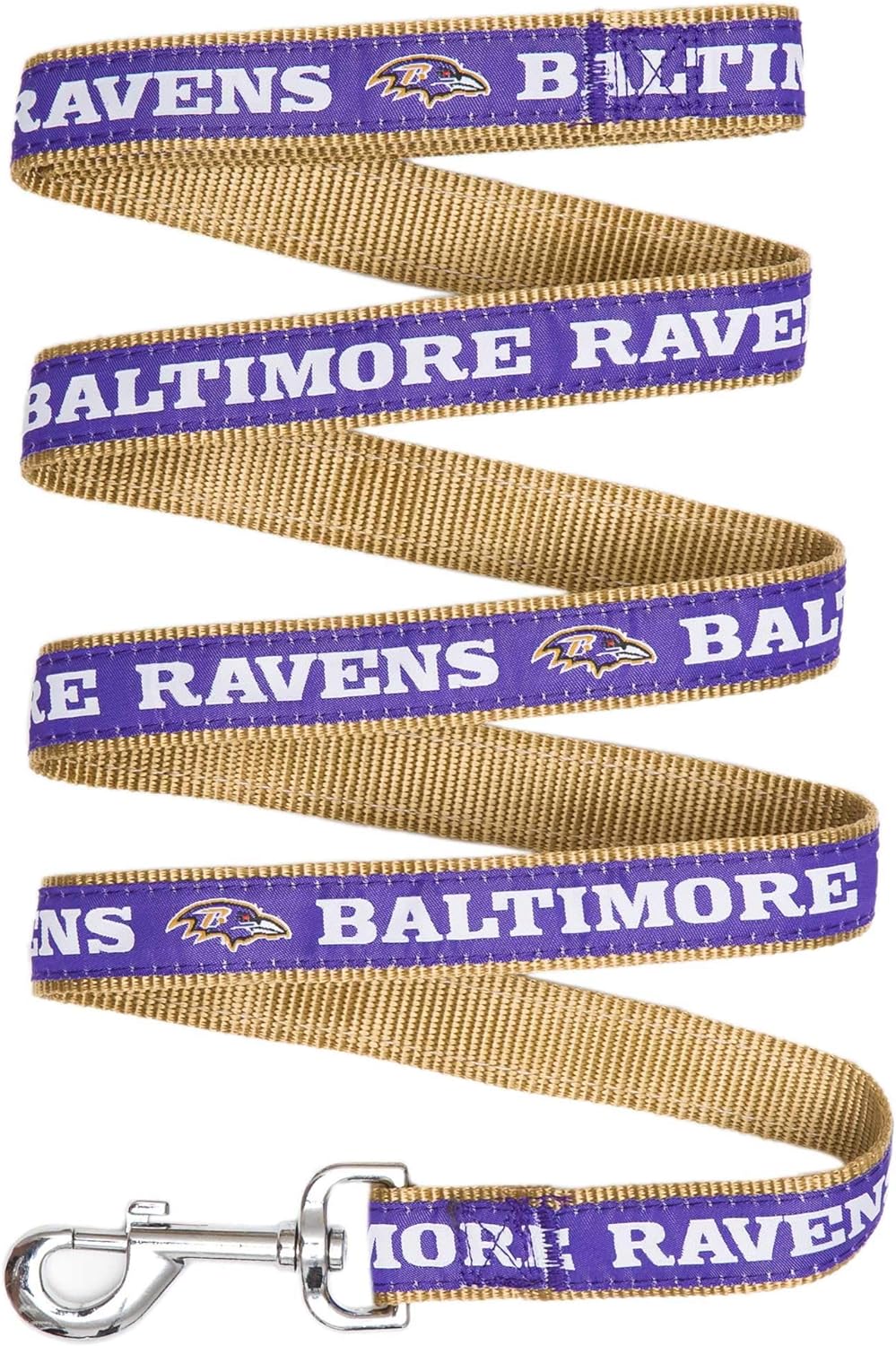 Baltimore Ravens Satin Leash - Sports Collectibles, Sports Memorabilia, Sports Fan Shop, Sports Gifts