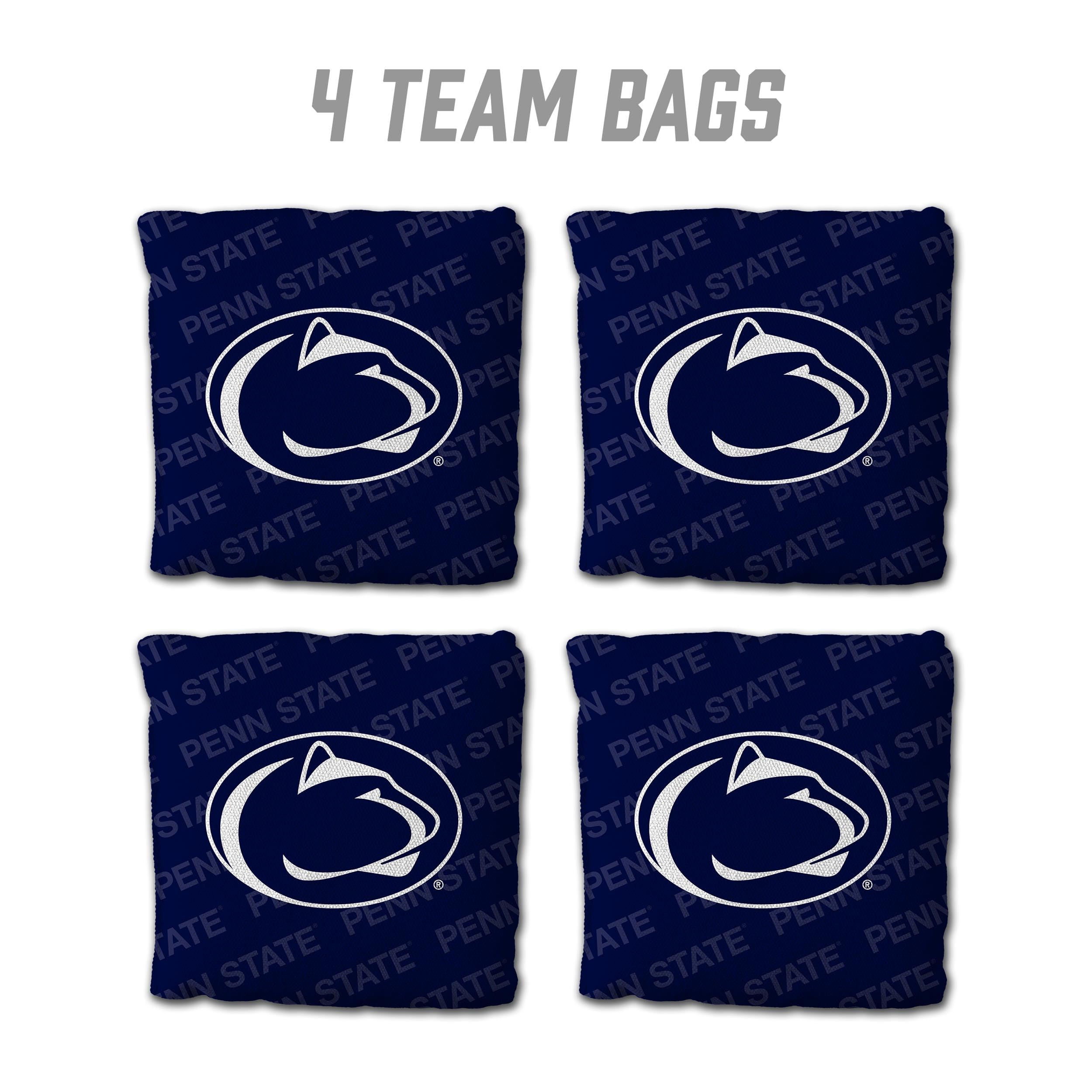 YouTheFan NCAA Penn State Nittany Lions Cornhole Bags - 4PK - Blue - Sports Collectibles, Sports Memorabilia, Sports Fan Shop, Sports Gifts