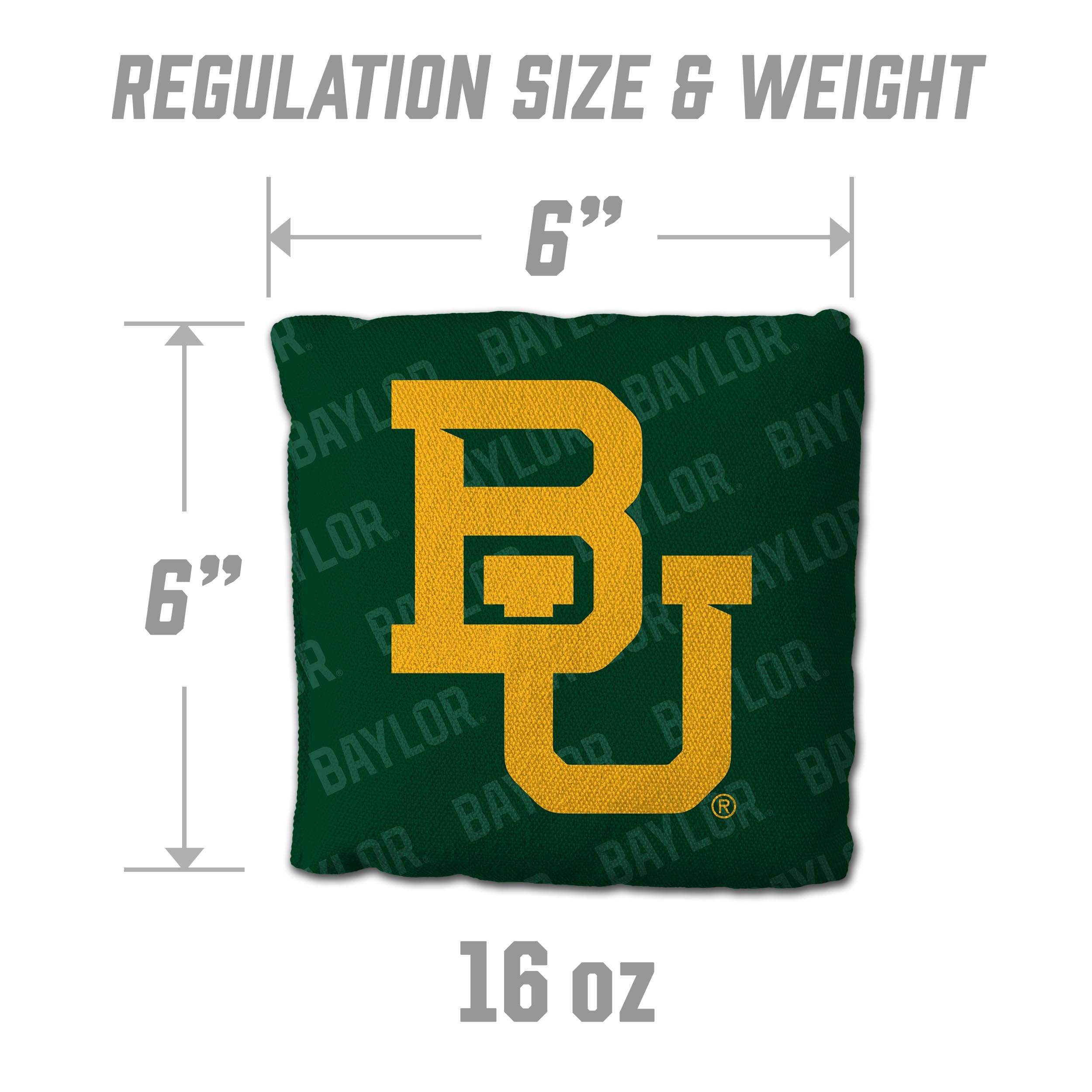 YouTheFan NCAA Baylor Bears Cornhole Bags - 4PK - Green - Sports Collectibles, Sports Memorabilia, Sports Fan Shop, Sports Gifts