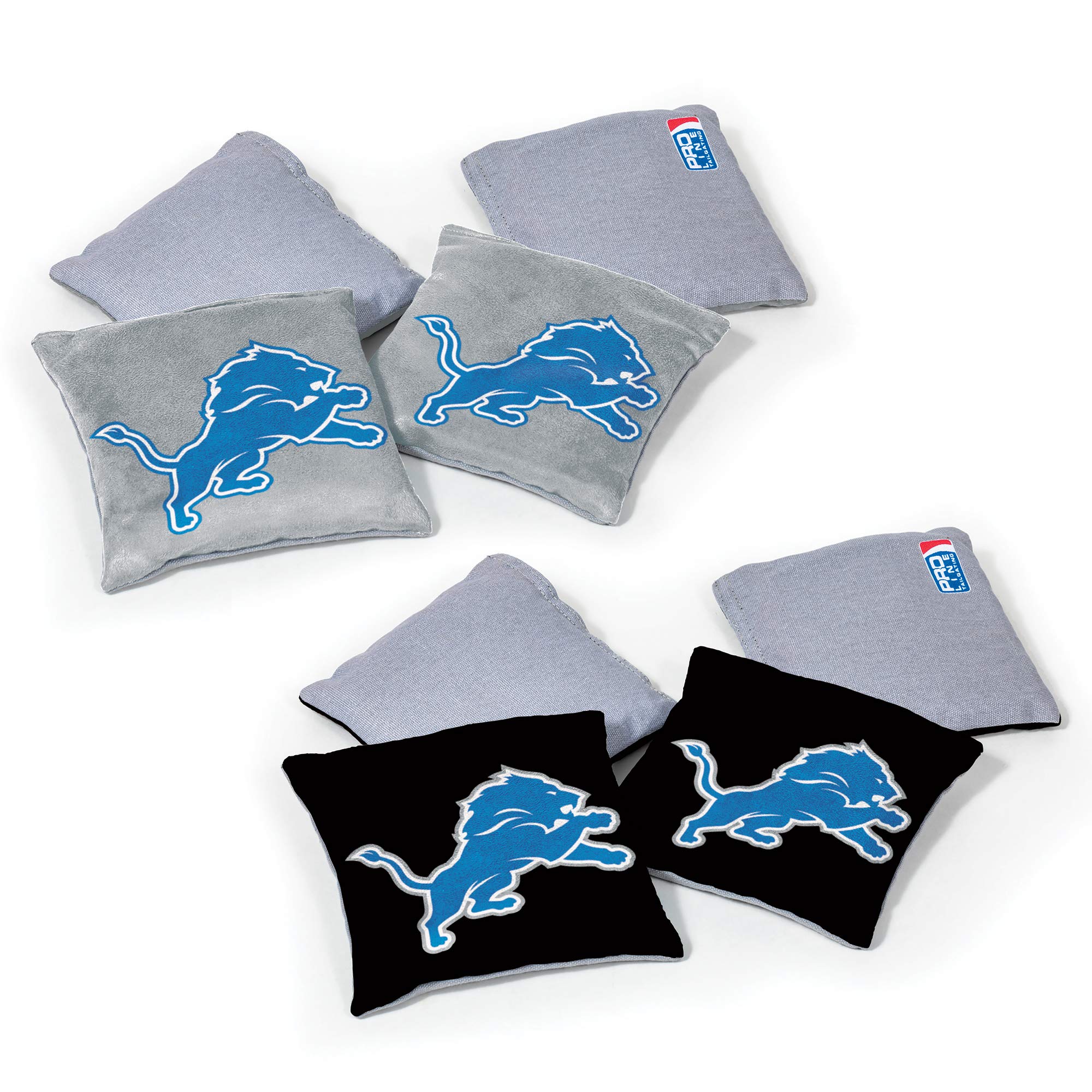 Wild Sports NFL Detroit Lions 8pk Dual Sided Bean Bags, Team Color - Sports Collectibles, Sports Memorabilia, Sports Fan Shop, Sports Gifts