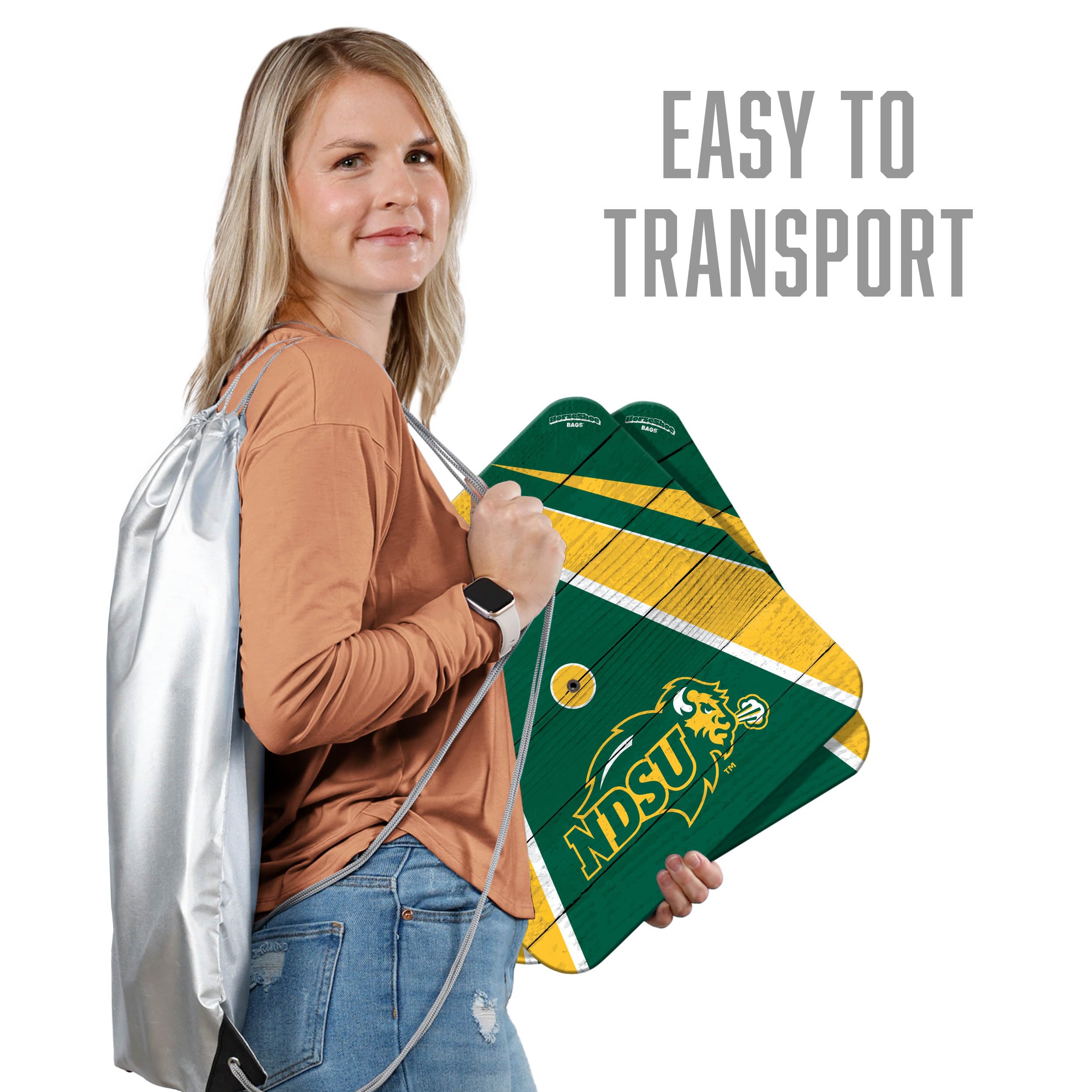 YouTheFan NCAA North Dakota State Bison Horseshoe Bags - Sports Collectibles, Sports Memorabilia, Sports Fan Shop, Sports Gifts