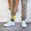 For Bare Feet NFL GREEN BAY PACKERS Elevate Premium Dress Crew Sock Team Color Large - Sports Gifts, Sports Memorabilia, Sports Collectibles, Fan Shop