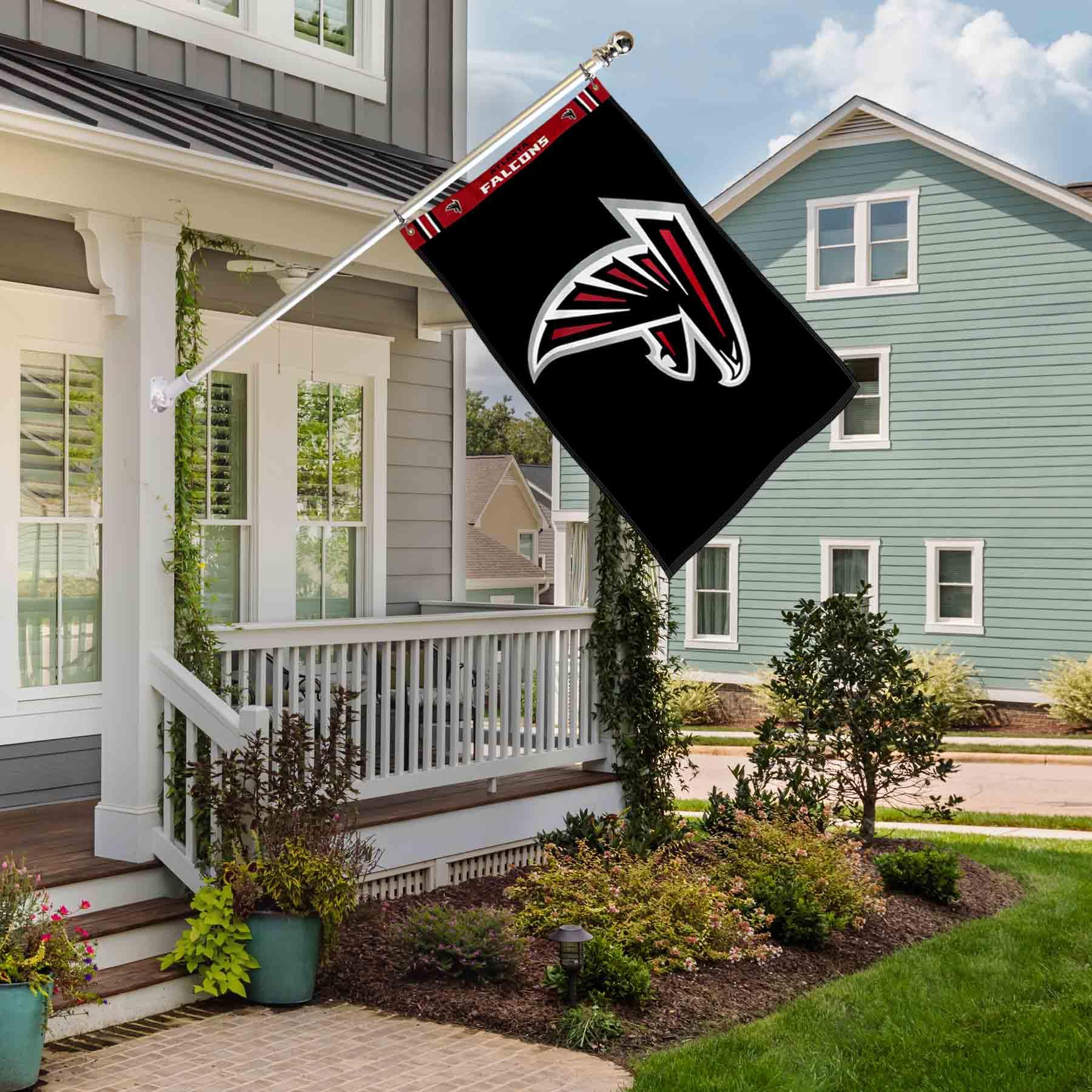 WinCraft Atlanta Falcons Printed Header 3x5 Foot Banner Flag - Sports Collectibles, Sports Memorabilia, Sports Fan Shop, Sports Gifts