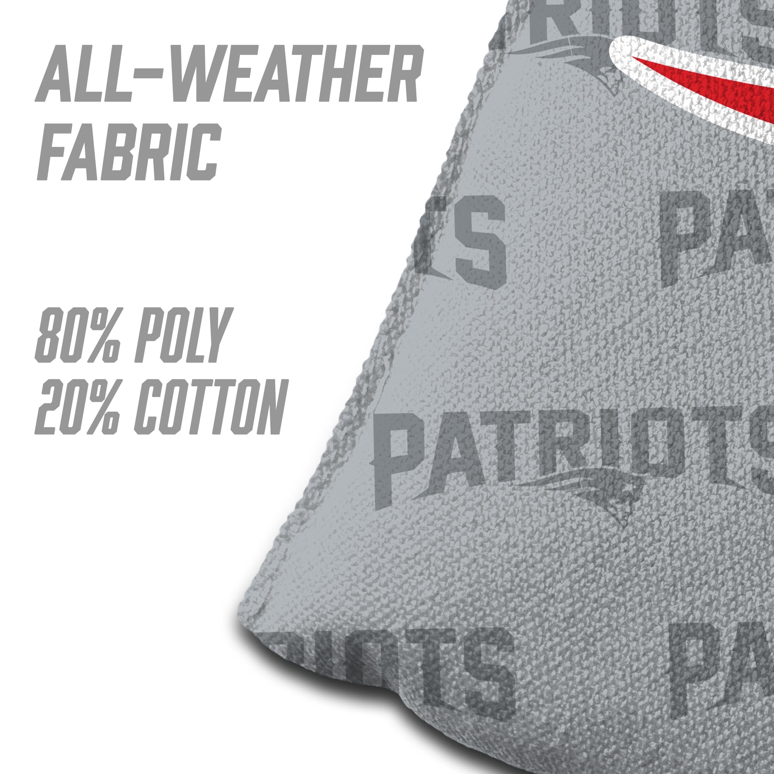 YouTheFan NFL New England Patriots Cornhole Bags - 4PK - Grey - Sports Collectibles, Sports Memorabilia, Sports Fan Shop, Sports Gifts