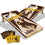 YouTheFan NCAA Wyoming Cowboys 2’ x 4’ Professional Wood Cornhole Game with Logo Bags - Sports Collectibles, Sports Memorabilia, Sports Fan Shop, Sports Gifts