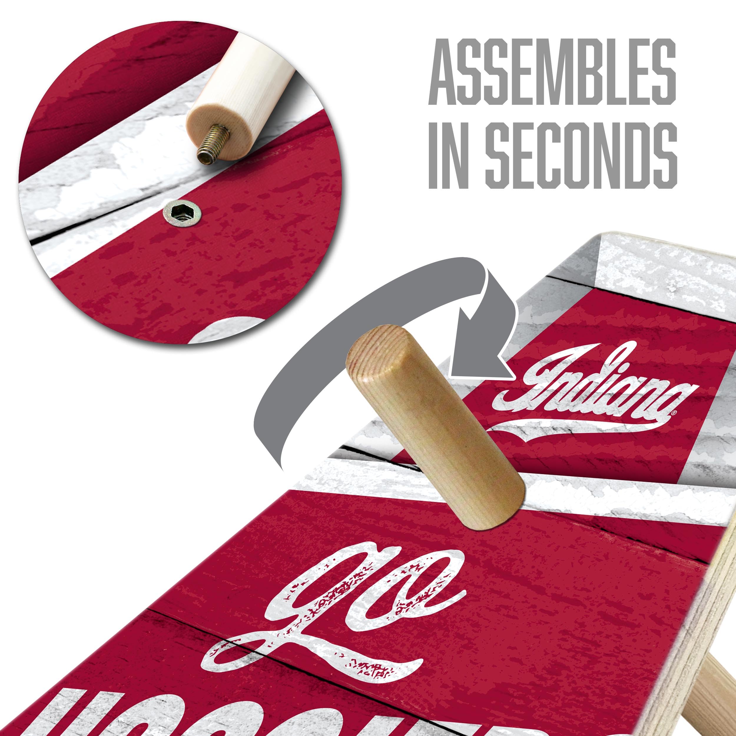 YouTheFan NCAA Indiana Hoosiers RingBag - Sports Collectibles, Sports Memorabilia, Sports Fan Shop, Sports Gifts