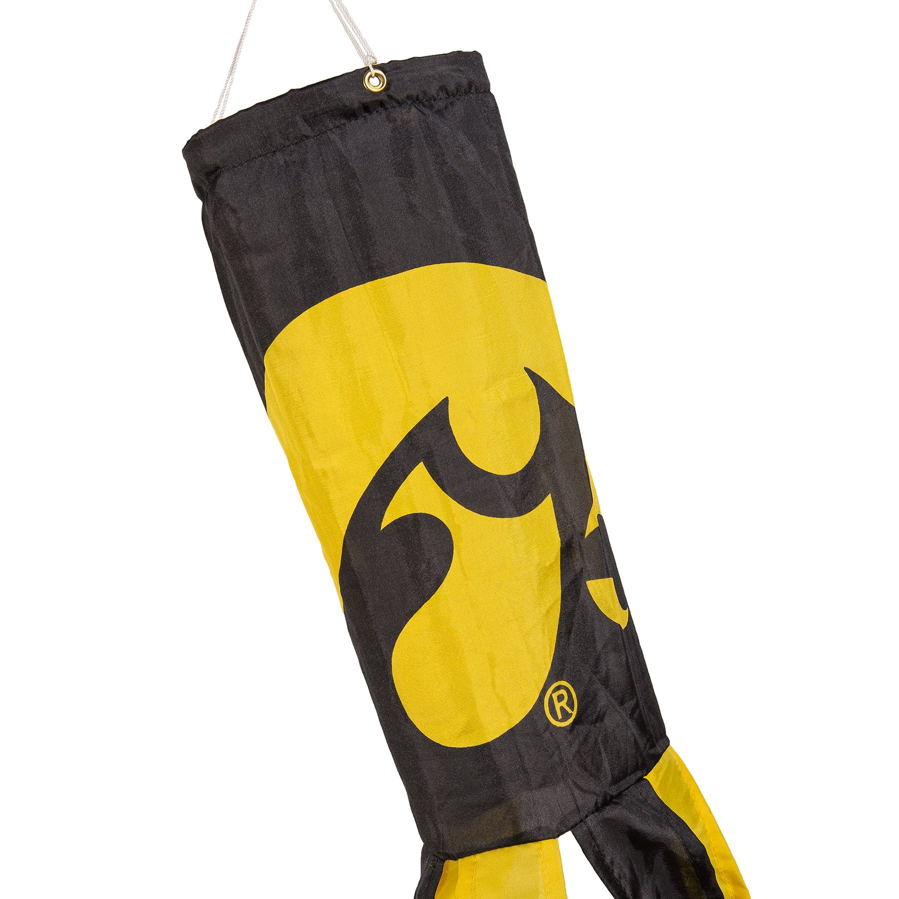College Flags & Banners Co. Iowa 40 Inch Hawkeyes Windsock - Sports Collectibles, Sports Memorabilia, Sports Fan Shop, Sports Gifts