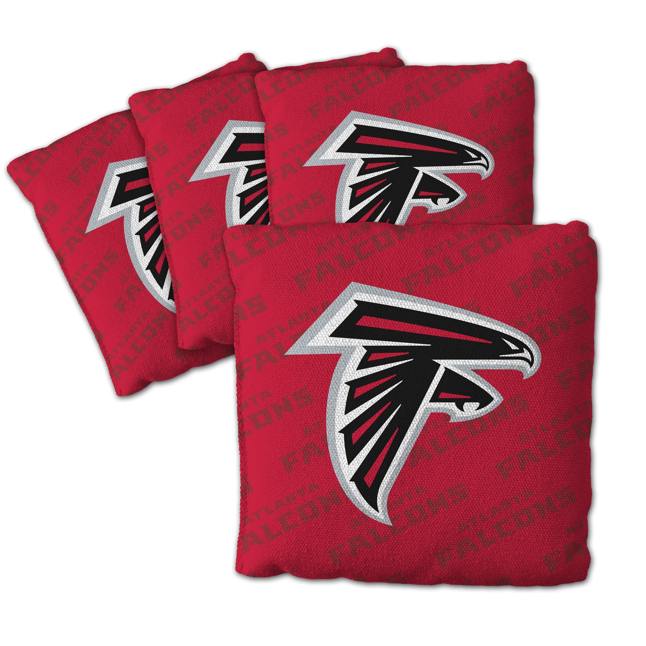 YouTheFan NFL Atlanta Falcons Cornhole Bags - 4PK - Red - Sports Collectibles, Sports Memorabilia, Sports Fan Shop, Sports Gifts