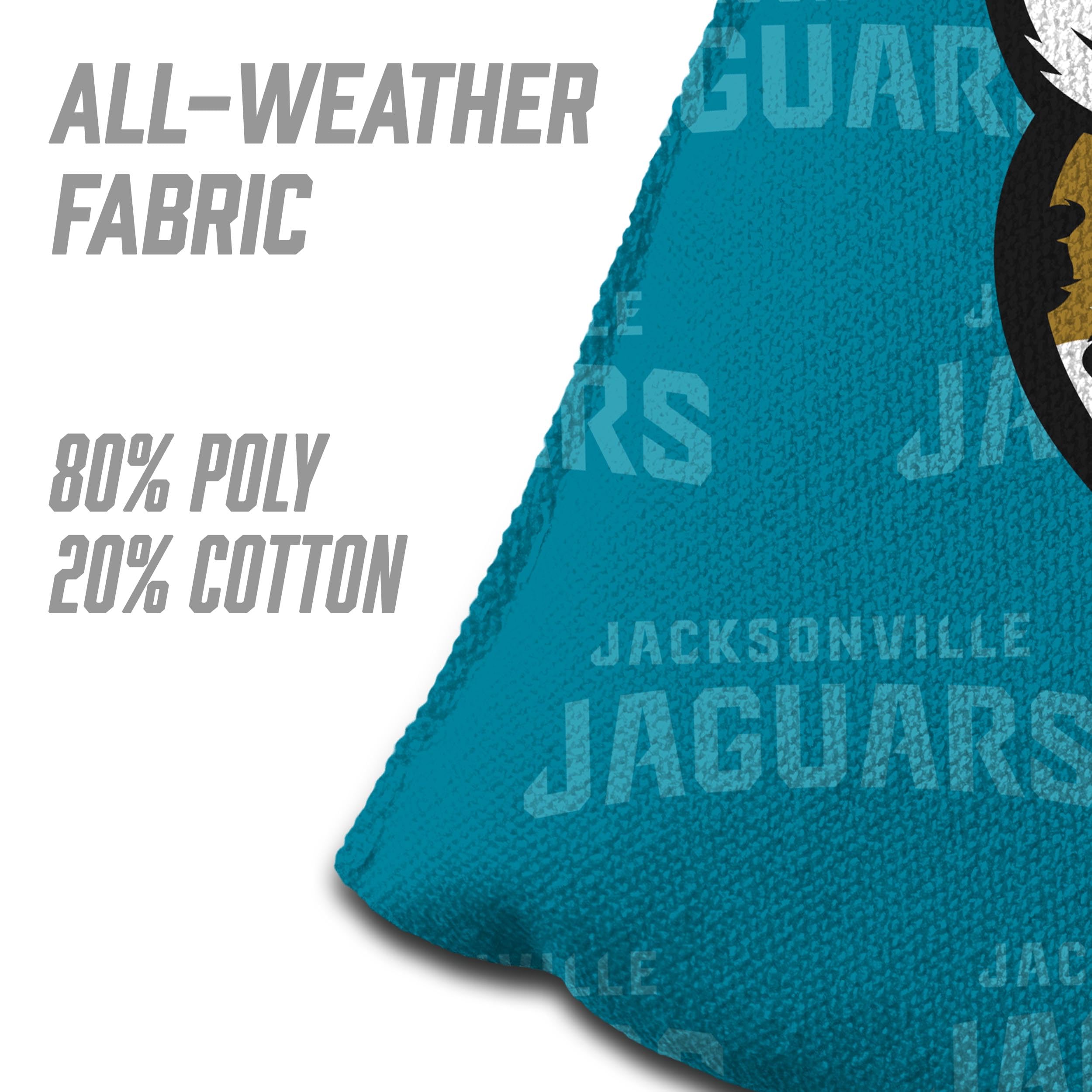 YouTheFan NFL Jacksonville Jaguars Cornhole Bags - 4PK - Teal - Sports Collectibles, Sports Memorabilia, Sports Fan Shop, Sports Gifts