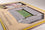 YouTheFan NCAA Iowa Hawkeyes 3D StadiumView Picture Frame - Kinnick Stadium, 12" x 8" - Sports Collectibles, Sports Memorabilia, Sports Fan Shop, Sports Gifts