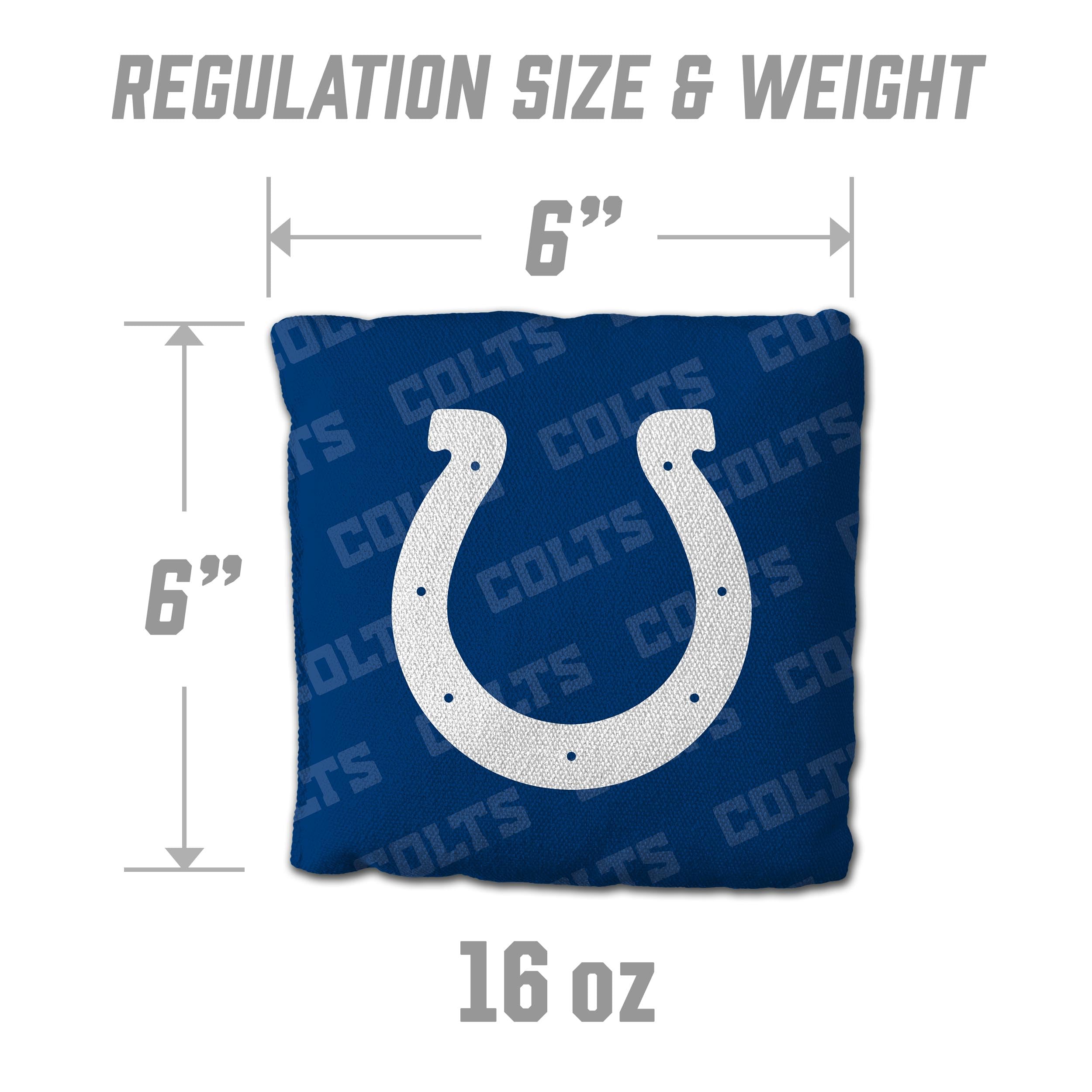 YouTheFan NFL Indianapolis Colts Cornhole Bags - 4PK - Blue - Sports Collectibles, Sports Memorabilia, Sports Fan Shop, Sports Gifts