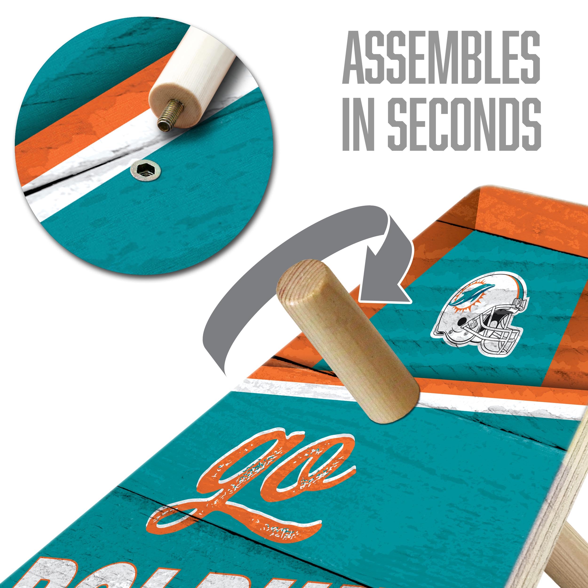 YouTheFan NFL Miami Dolphins RingBag - Sports Collectibles, Sports Memorabilia, Sports Fan Shop, Sports Gifts