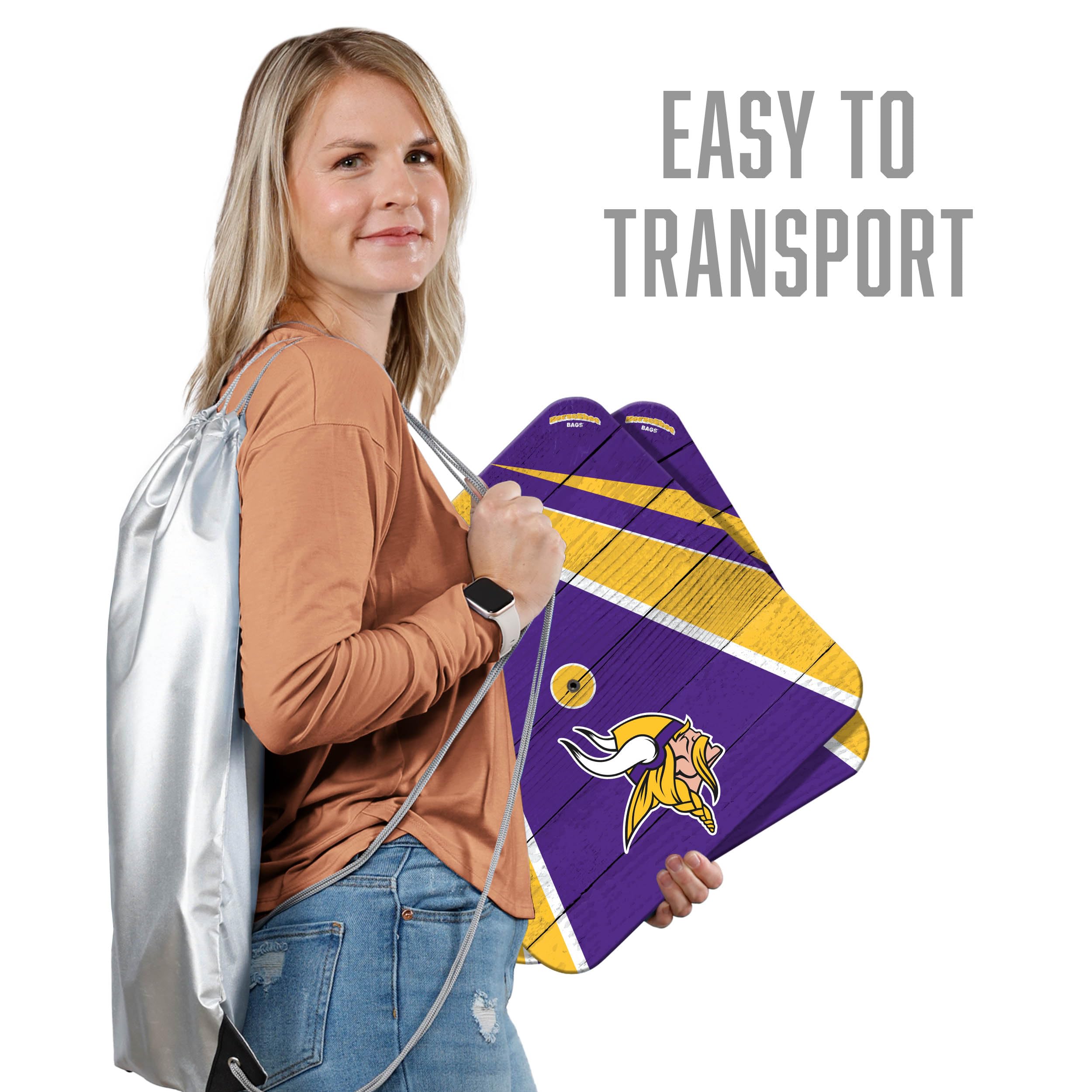YouTheFan NFL Minnesota Vikings Horseshoe Bags Game - Sports Collectibles, Sports Memorabilia, Sports Fan Shop, Sports Gifts