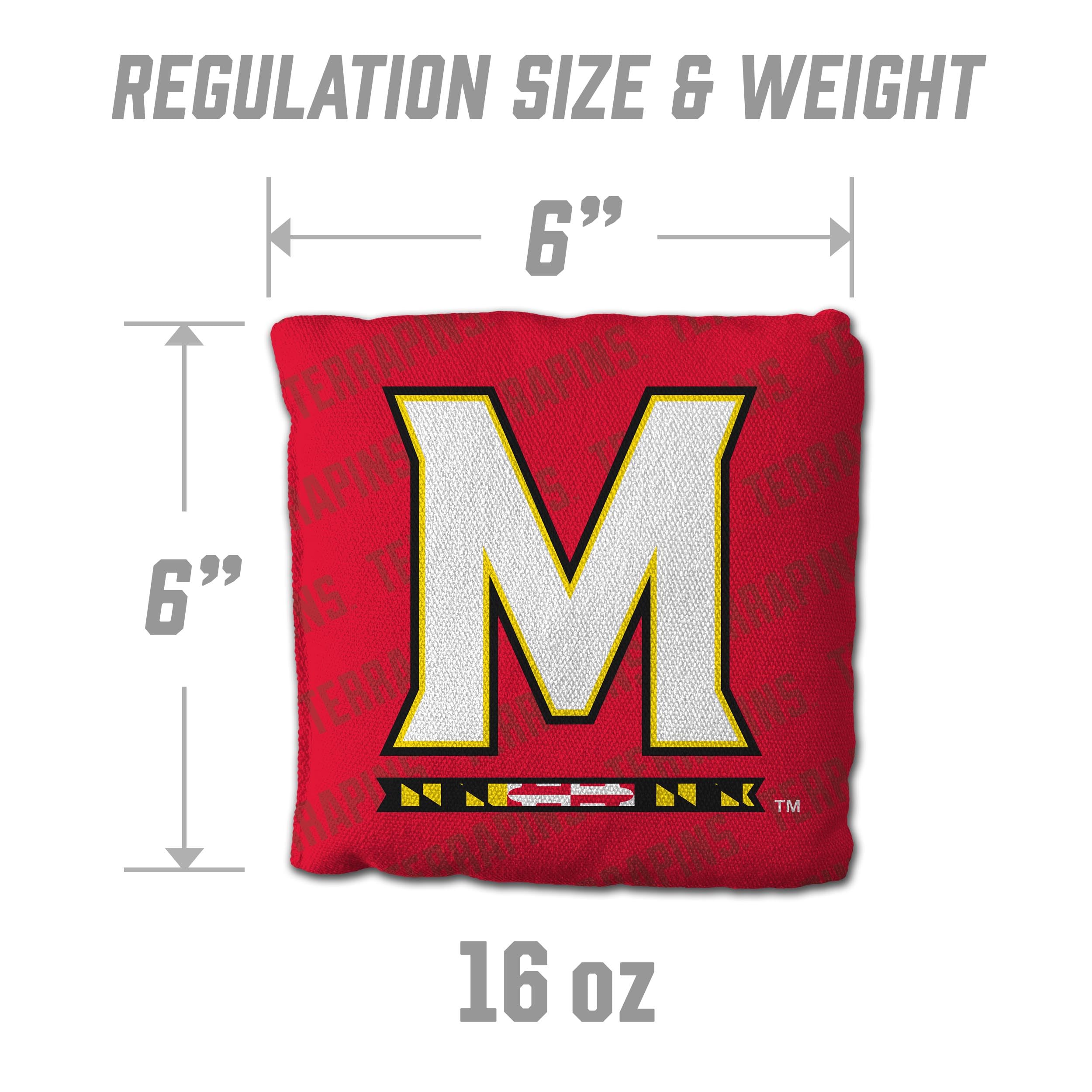 YouTheFan NCAA Maryland Terrapins Cornhole Bags - 4PK - Red - Sports Collectibles, Sports Memorabilia, Sports Fan Shop, Sports Gifts