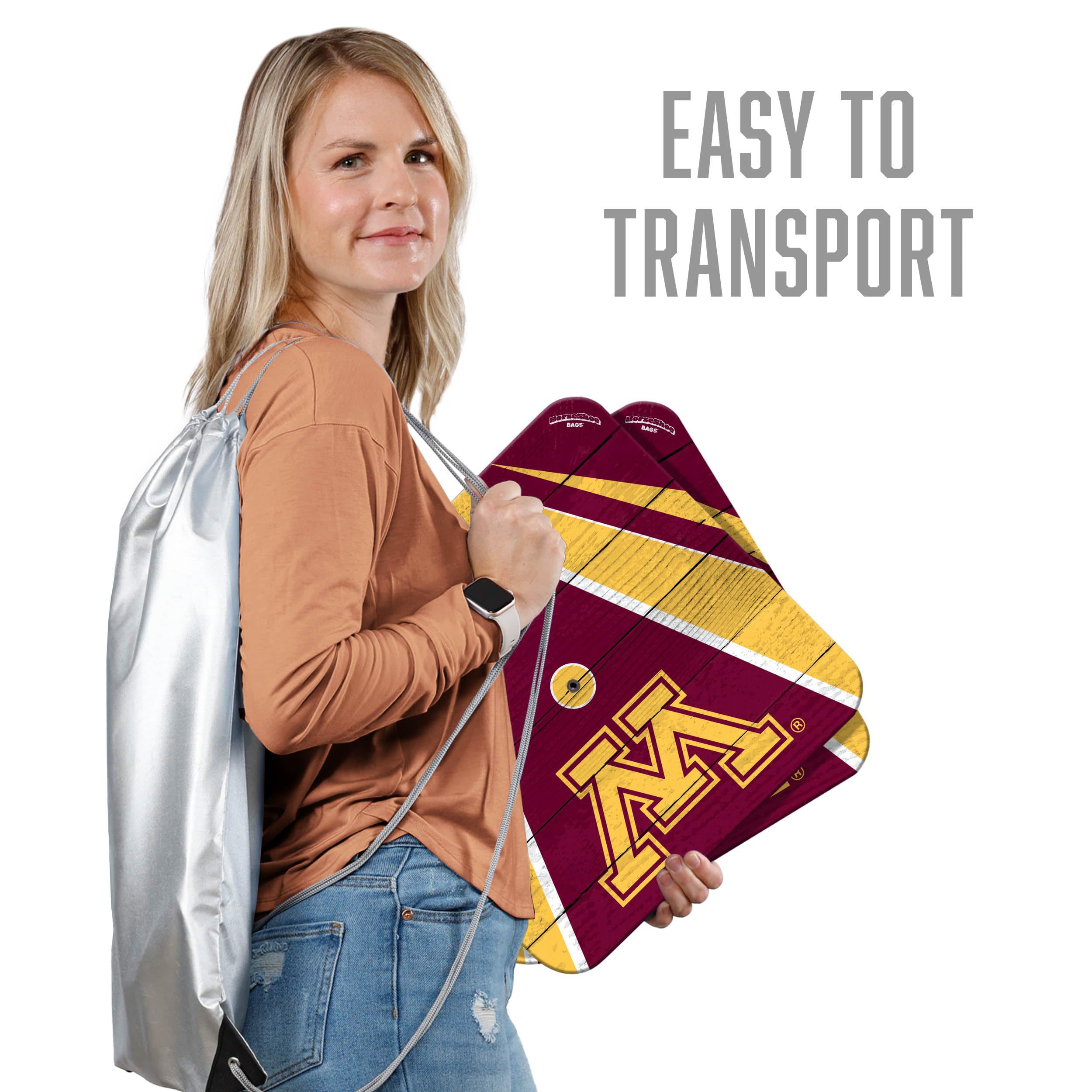 YouTheFan NCAA Minnesota Golden Gophers Horseshoe Bags - Sports Collectibles, Sports Memorabilia, Sports Fan Shop, Sports Gifts