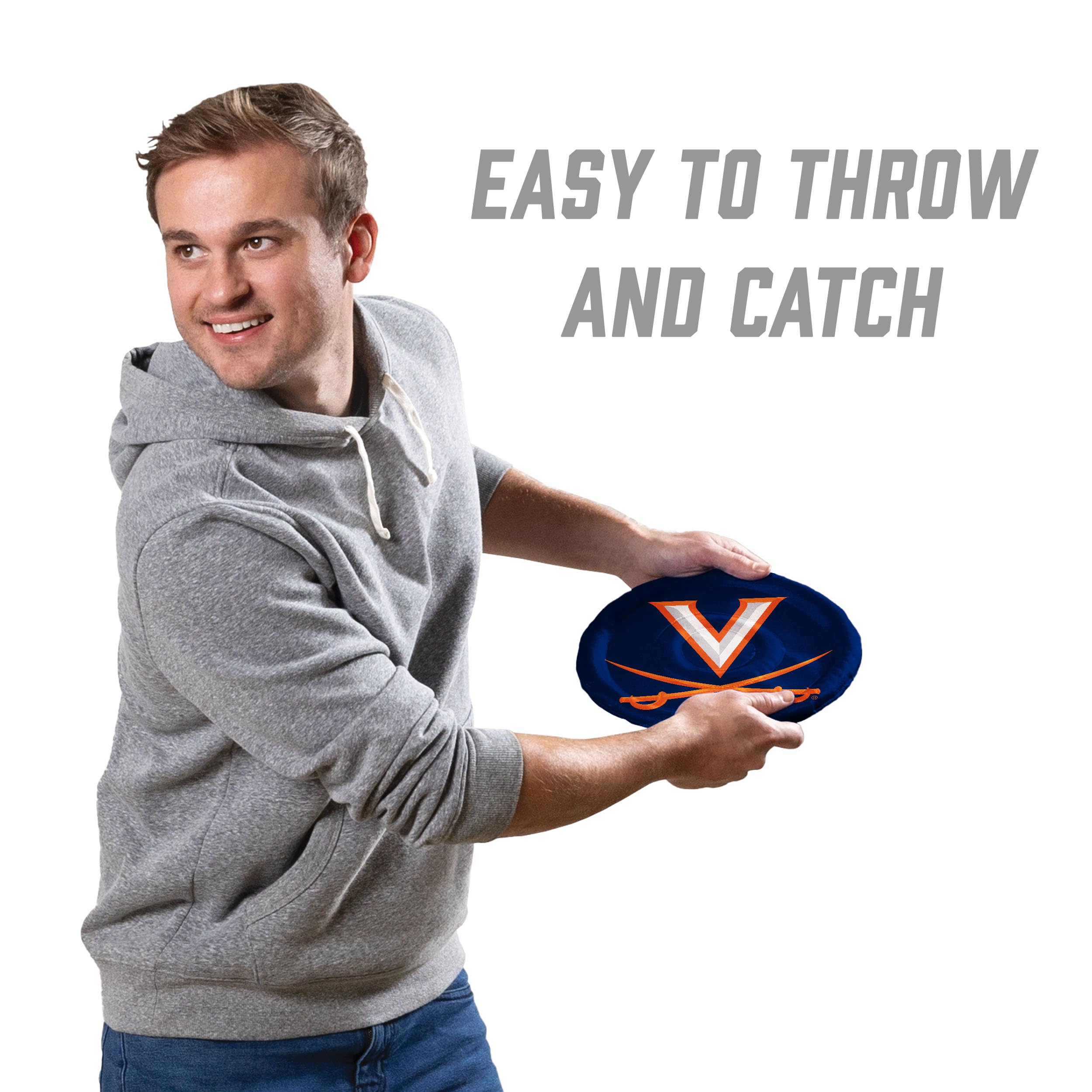 YouTheFan NCAA Virginia Cavaliers Flimzee Bean-Bag Flying Disc - Sports Collectibles, Sports Memorabilia, Sports Fan Shop, Sports Gifts