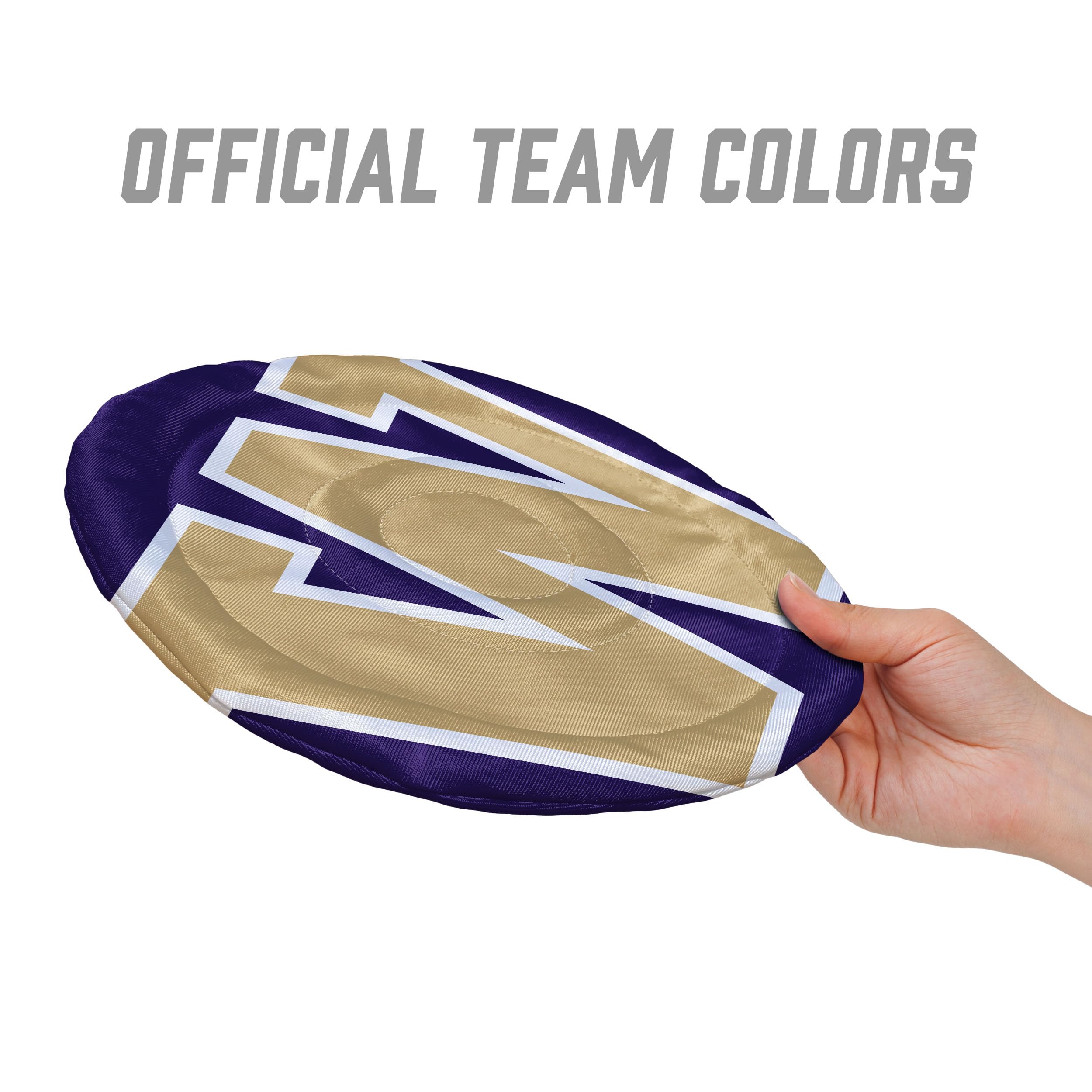 YouTheFan NCAA Washington Huskies Flimzee Bean-Bag Flying Disc - Sports Collectibles, Sports Memorabilia, Sports Fan Shop, Sports Gifts