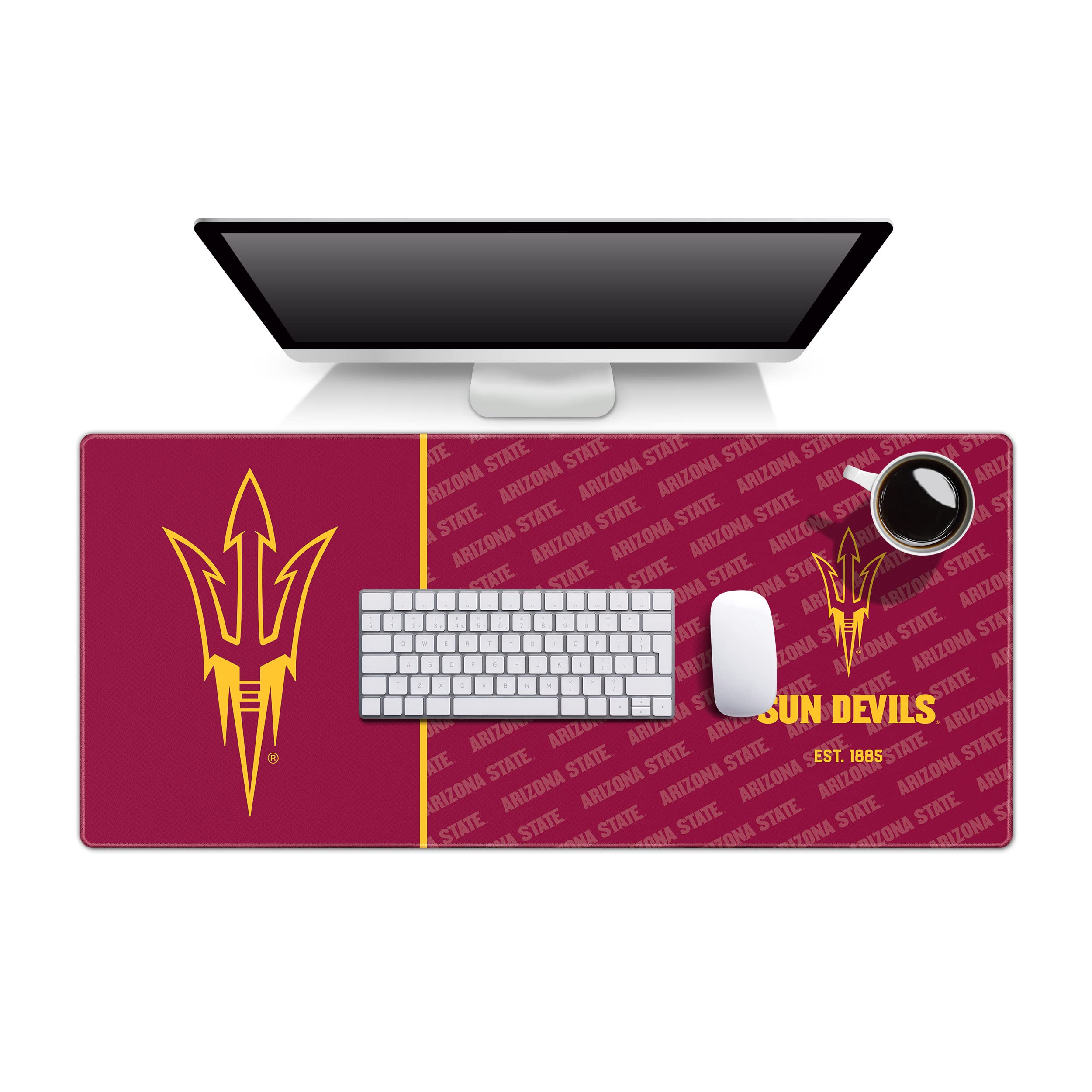 YouTheFan NCAA Arizona State Sun Devils Logo Series Desk Pad - Sports Collectibles, Sports Memorabilia, Sports Fan Shop, Sports Gifts