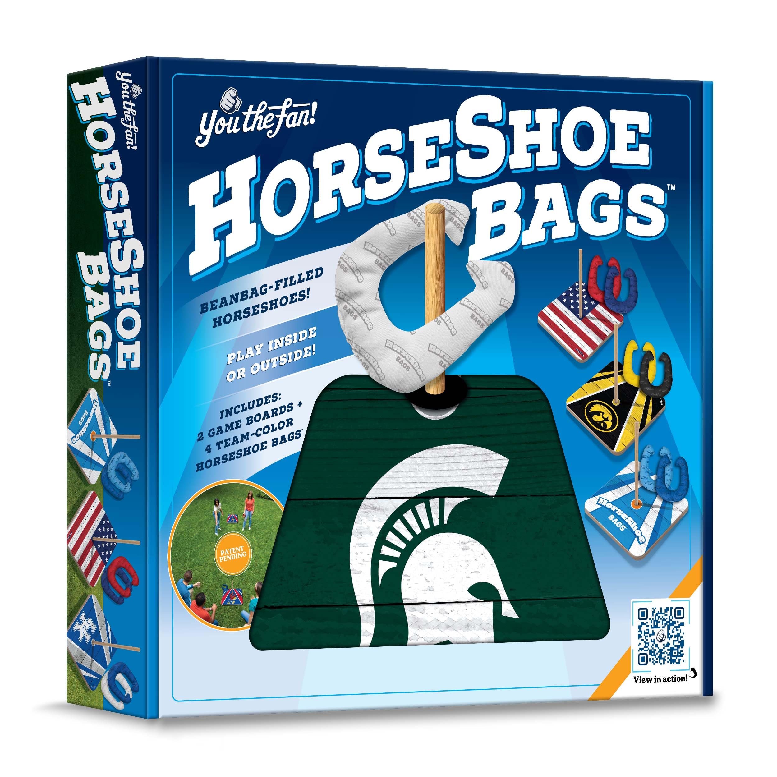 YouTheFan NCAA Michigan State Spartans Horseshoe Bags - Sports Collectibles, Sports Memorabilia, Sports Fan Shop, Sports Gifts