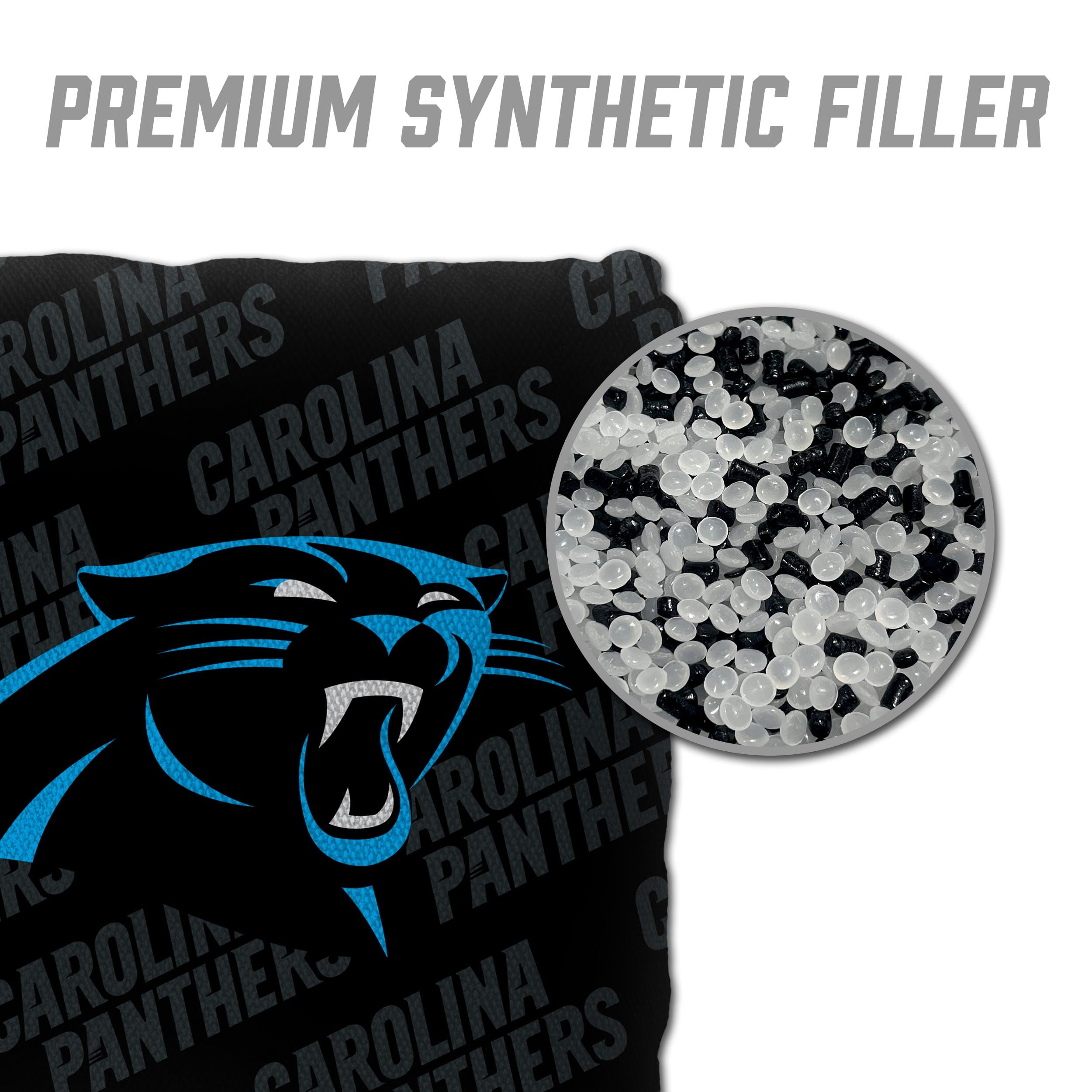 YouTheFan NFL Carolina Panthers Cornhole Bags - 4PK - Black - Sports Collectibles, Sports Memorabilia, Sports Fan Shop, Sports Gifts
