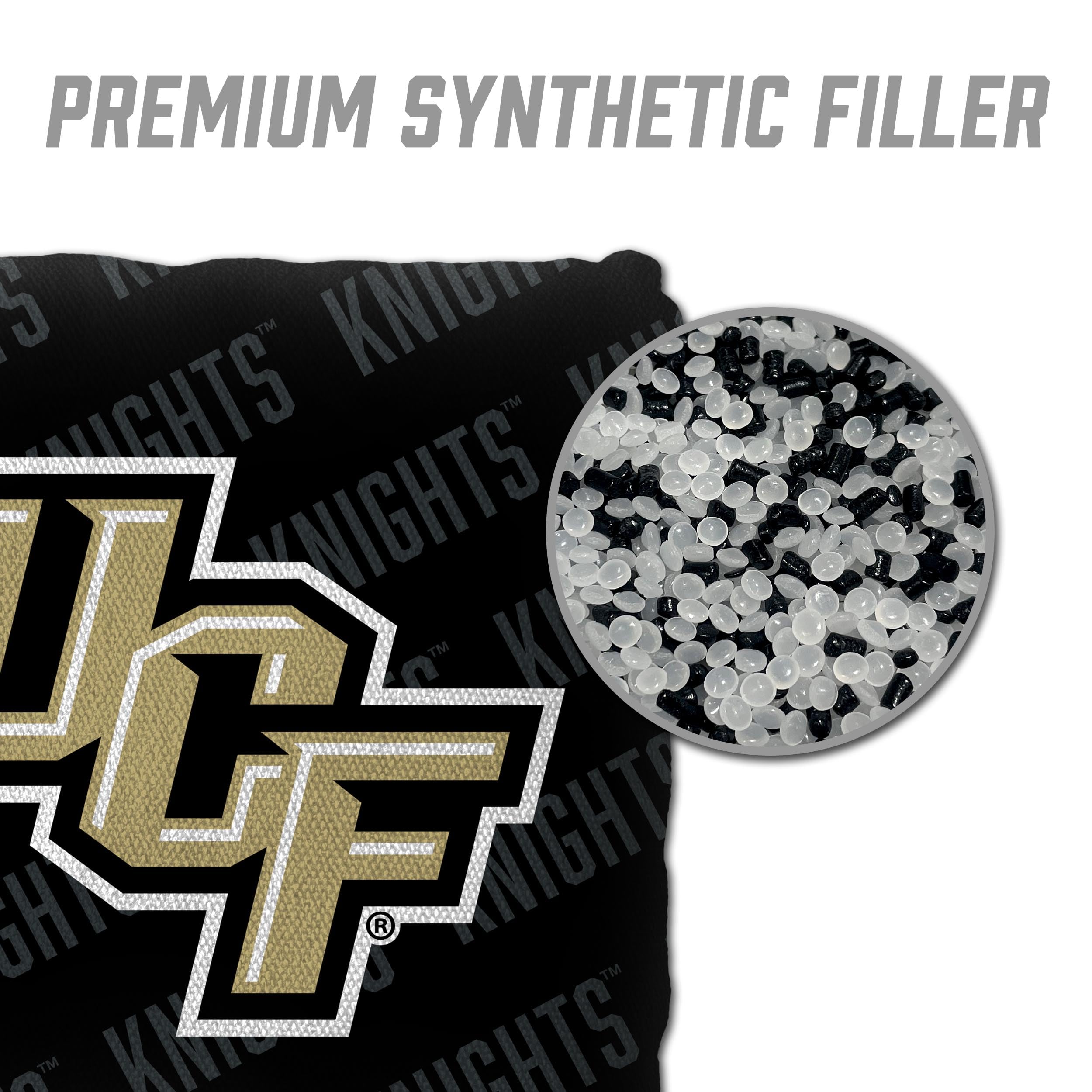 YouTheFan NCAA Central Florida Knights Cornhole Bags - 4PK - Black - Sports Collectibles, Sports Memorabilia, Sports Fan Shop, Sports Gifts