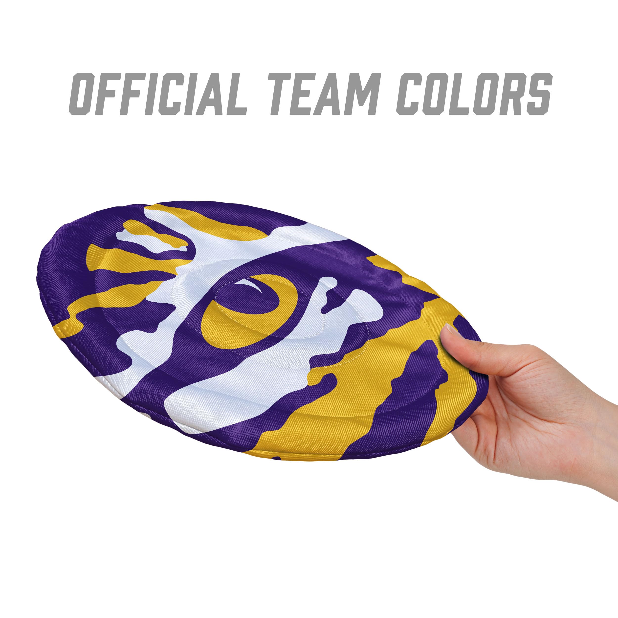 YouTheFan NCAA LSU Tigers Flimzee Bean-Bag Flying Disc - Sports Collectibles, Sports Memorabilia, Sports Fan Shop, Sports Gifts
