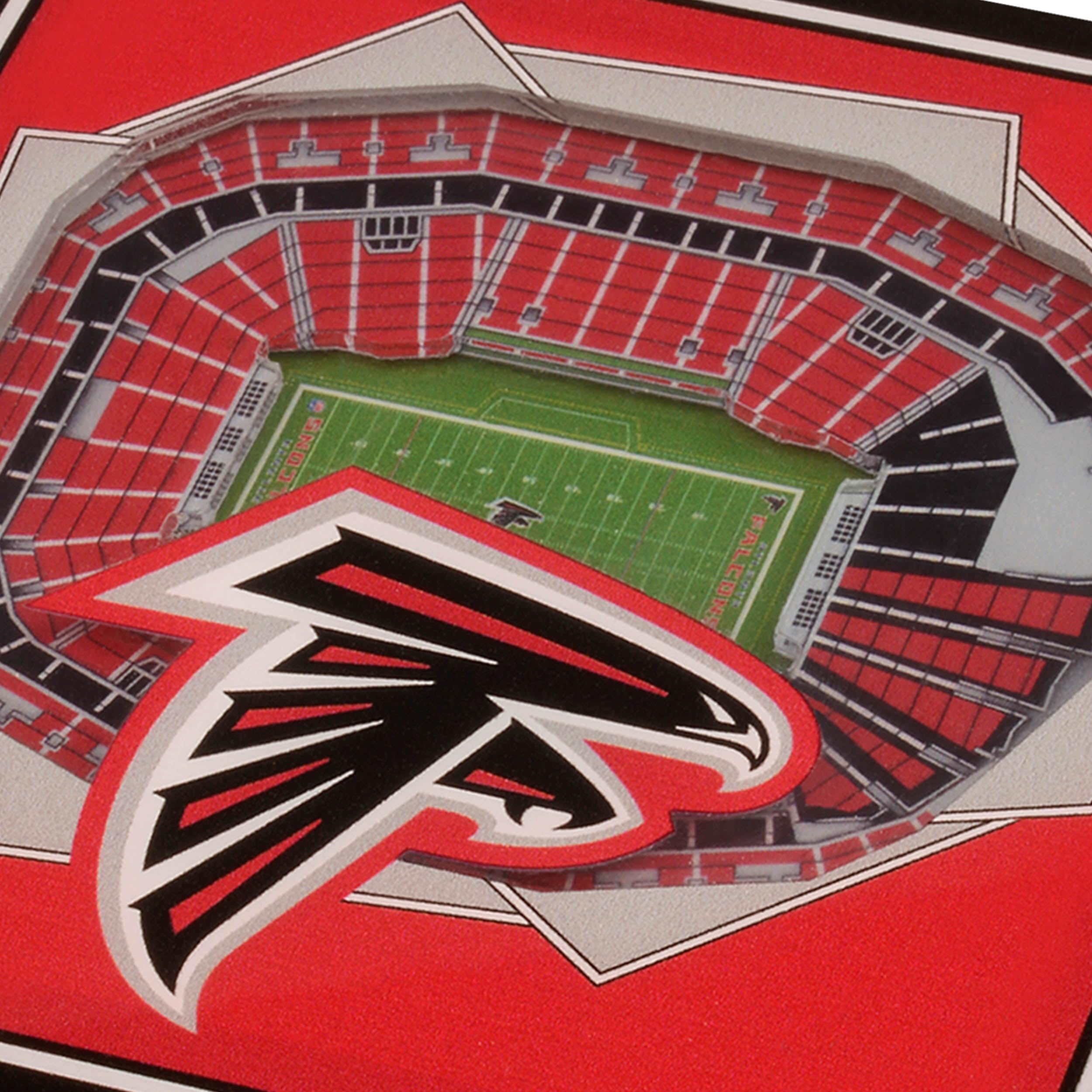 YouTheFan NFL Atlanta Falcons Licensed Fan Cribbage Wood Board Game - Sports Collectibles, Sports Memorabilia, Sports Fan Shop, Sports Gifts