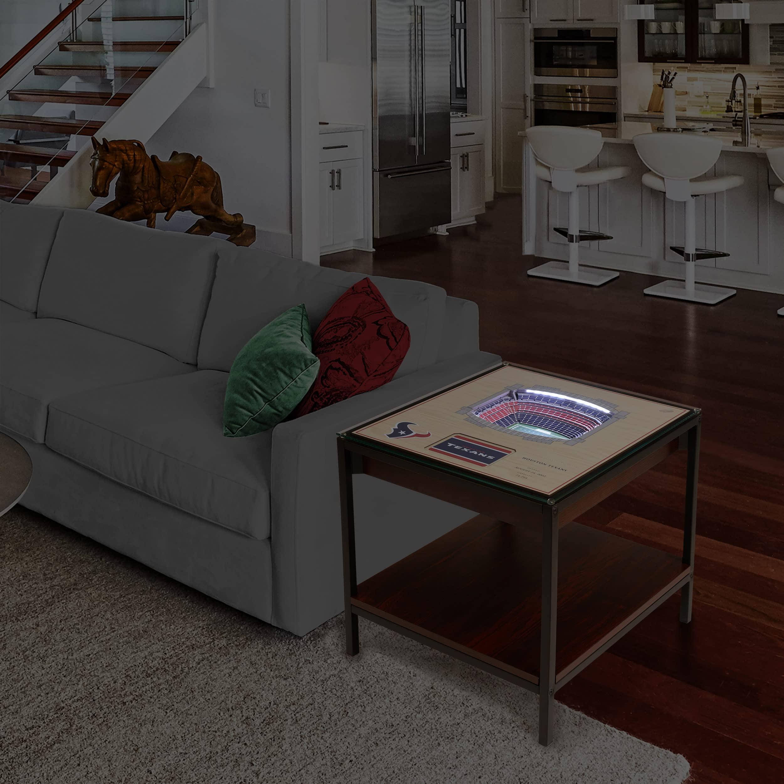 YouTheFan NFL Houston Texans 25-Layer StadiumViews Lighted End Table - NRG Stadium - Sports Collectibles, Sports Memorabilia, Sports Fan Shop, Sports Gifts