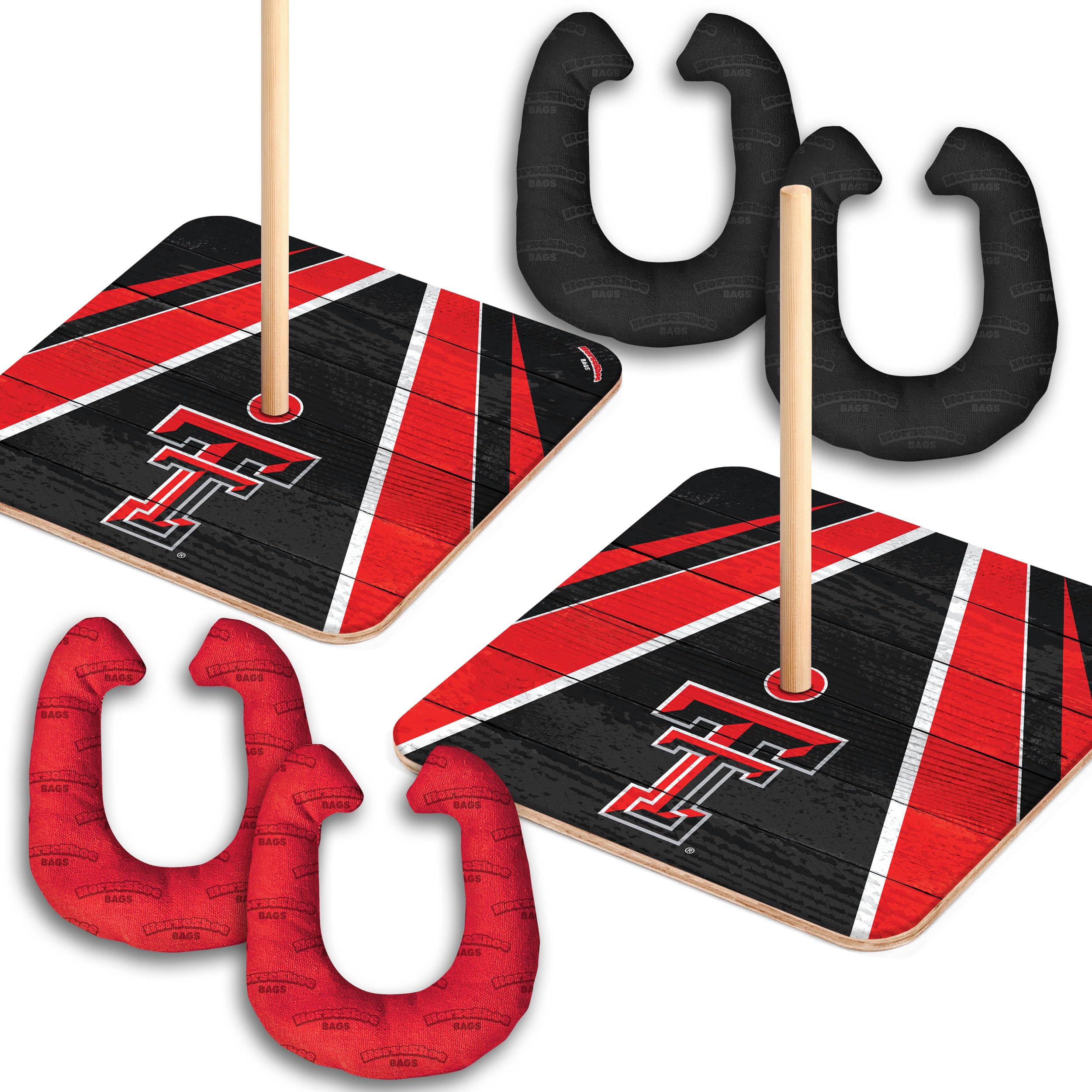 YouTheFan NCAA Texas Tech Red Raiders Horseshoe Bags - Sports Collectibles, Sports Memorabilia, Sports Fan Shop, Sports Gifts