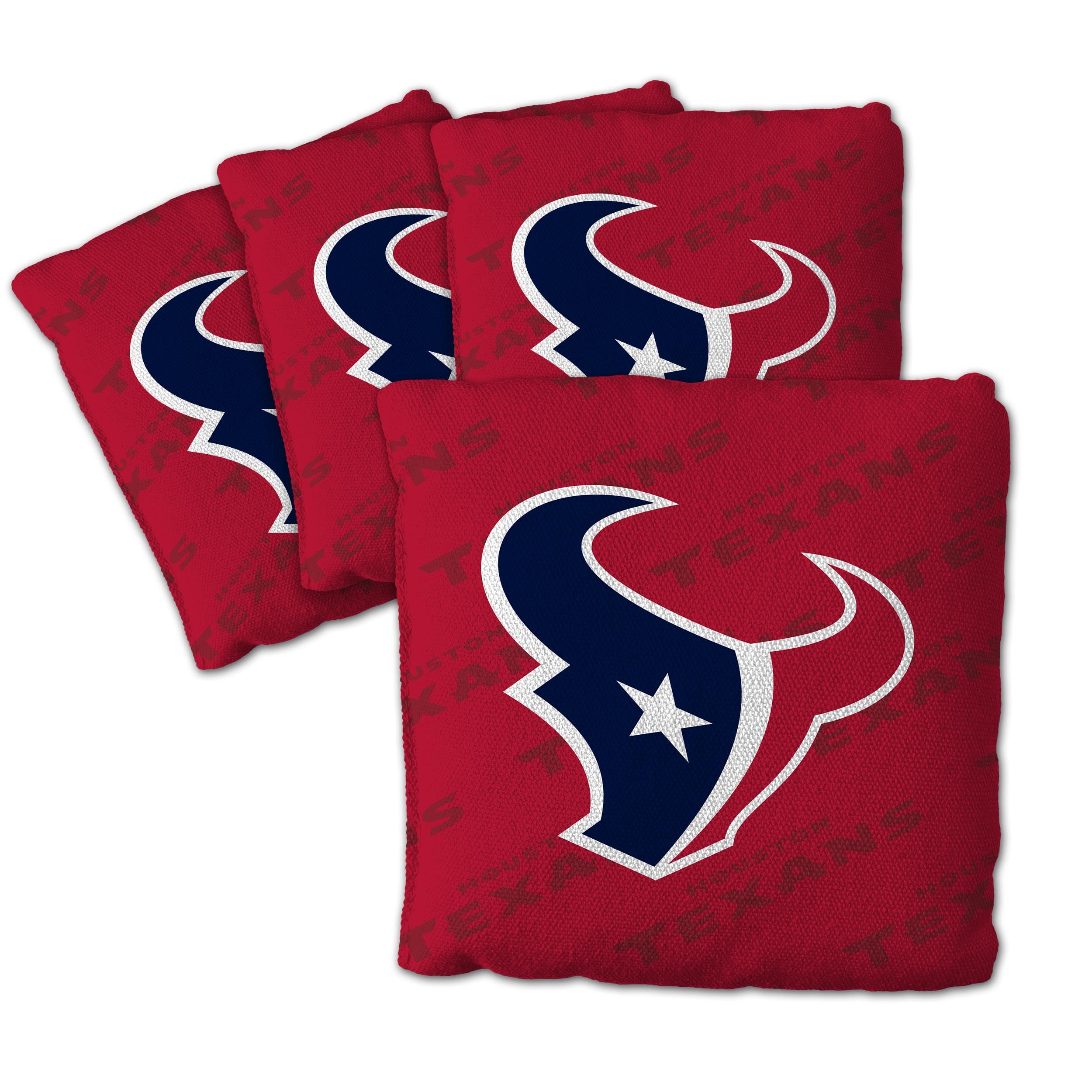 YouTheFan NFL Houston Texans Cornhole Bags - 4PK - Red - Sports Collectibles, Sports Memorabilia, Sports Fan Shop, Sports Gifts