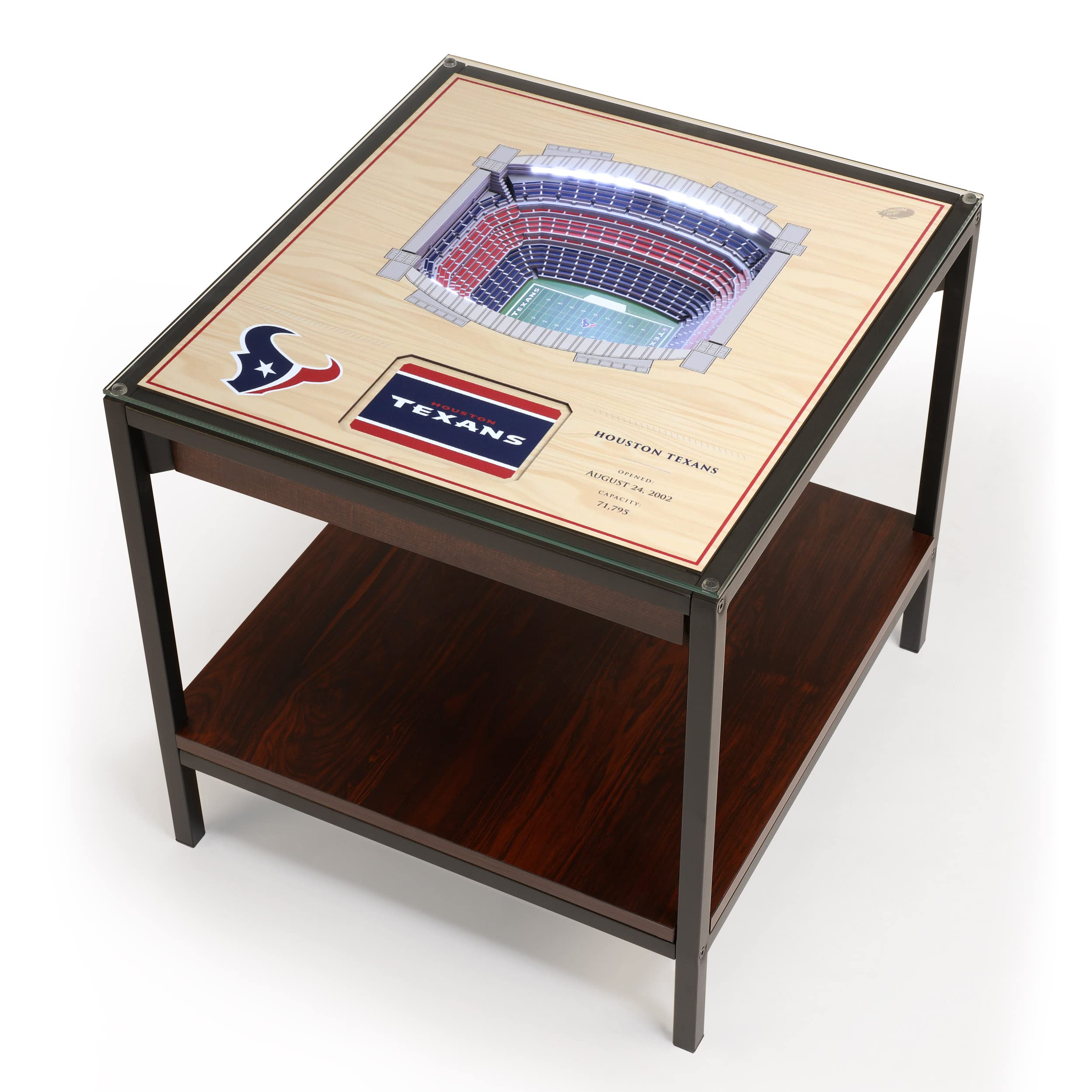 YouTheFan NFL Houston Texans 25-Layer StadiumViews Lighted End Table - NRG Stadium - Sports Collectibles, Sports Memorabilia, Sports Fan Shop, Sports Gifts