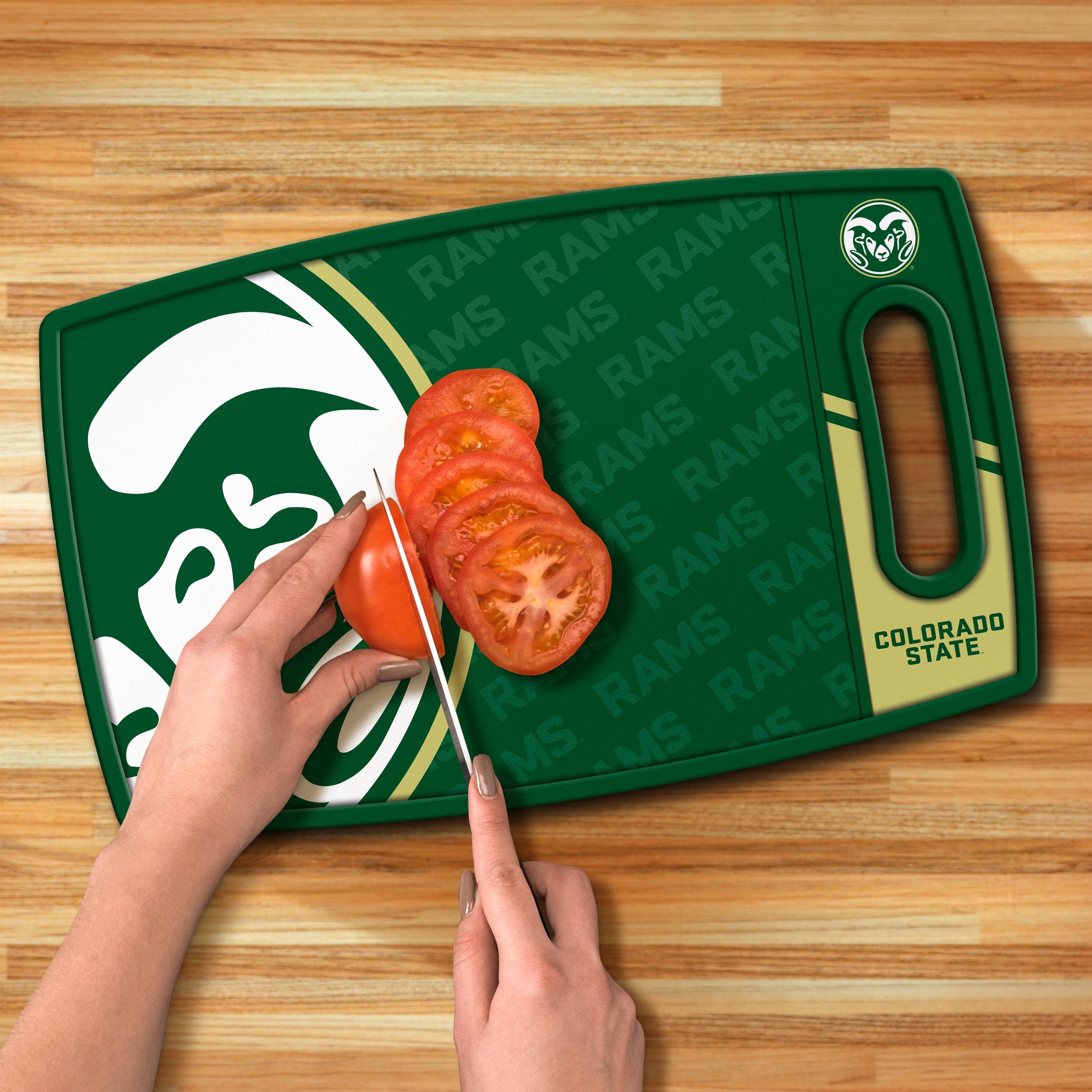 YouTheFan NCAA Colorado State Rams Logo Series Cutting Board - Sports Collectibles, Sports Memorabilia, Sports Fan Shop, Sports Gifts