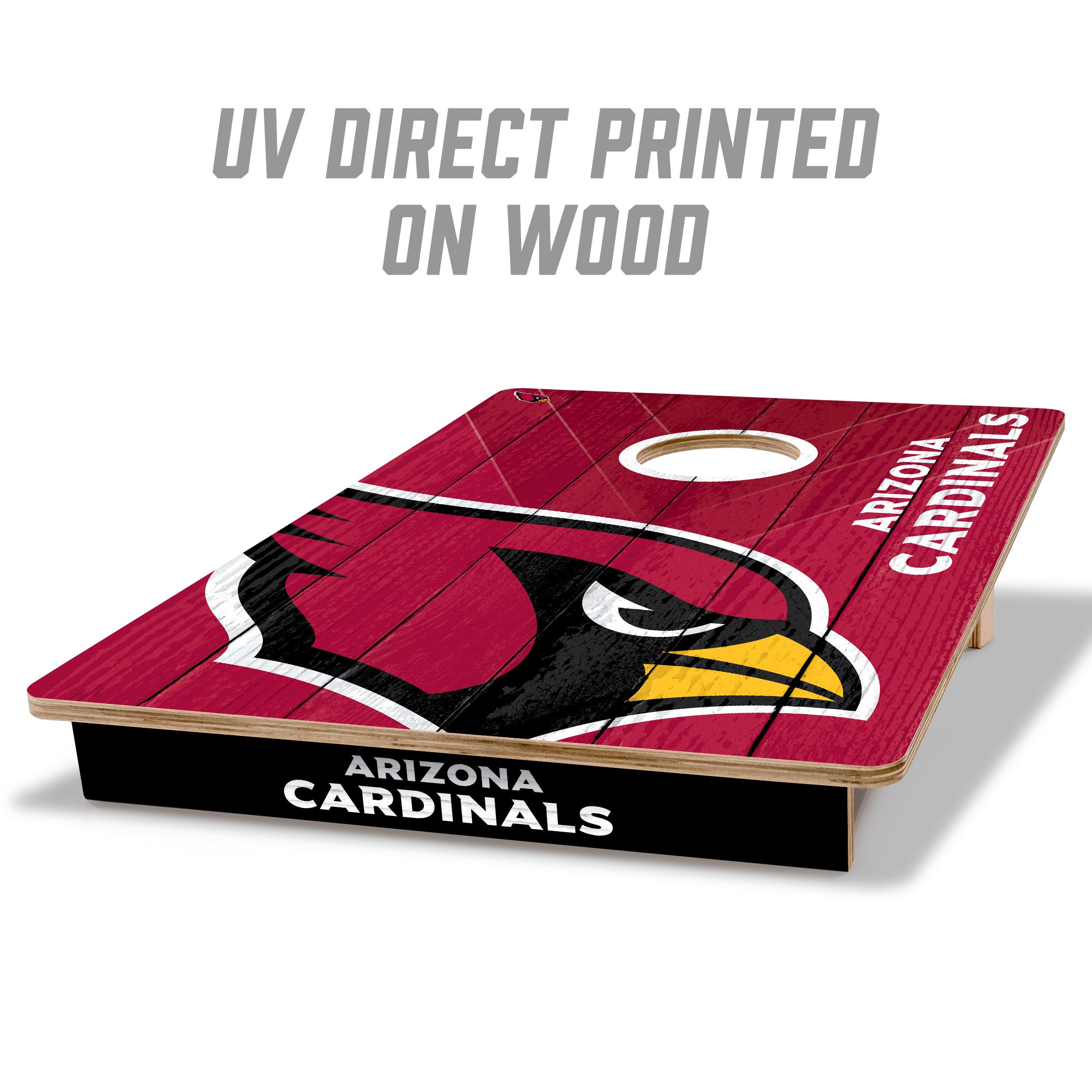 YouTheFan NFL Arizona Cardinals 2’ x 3’ Wood Cornhole Game with Logo Bags - Sports Collectibles, Sports Memorabilia, Sports Fan Shop, Sports Gifts
