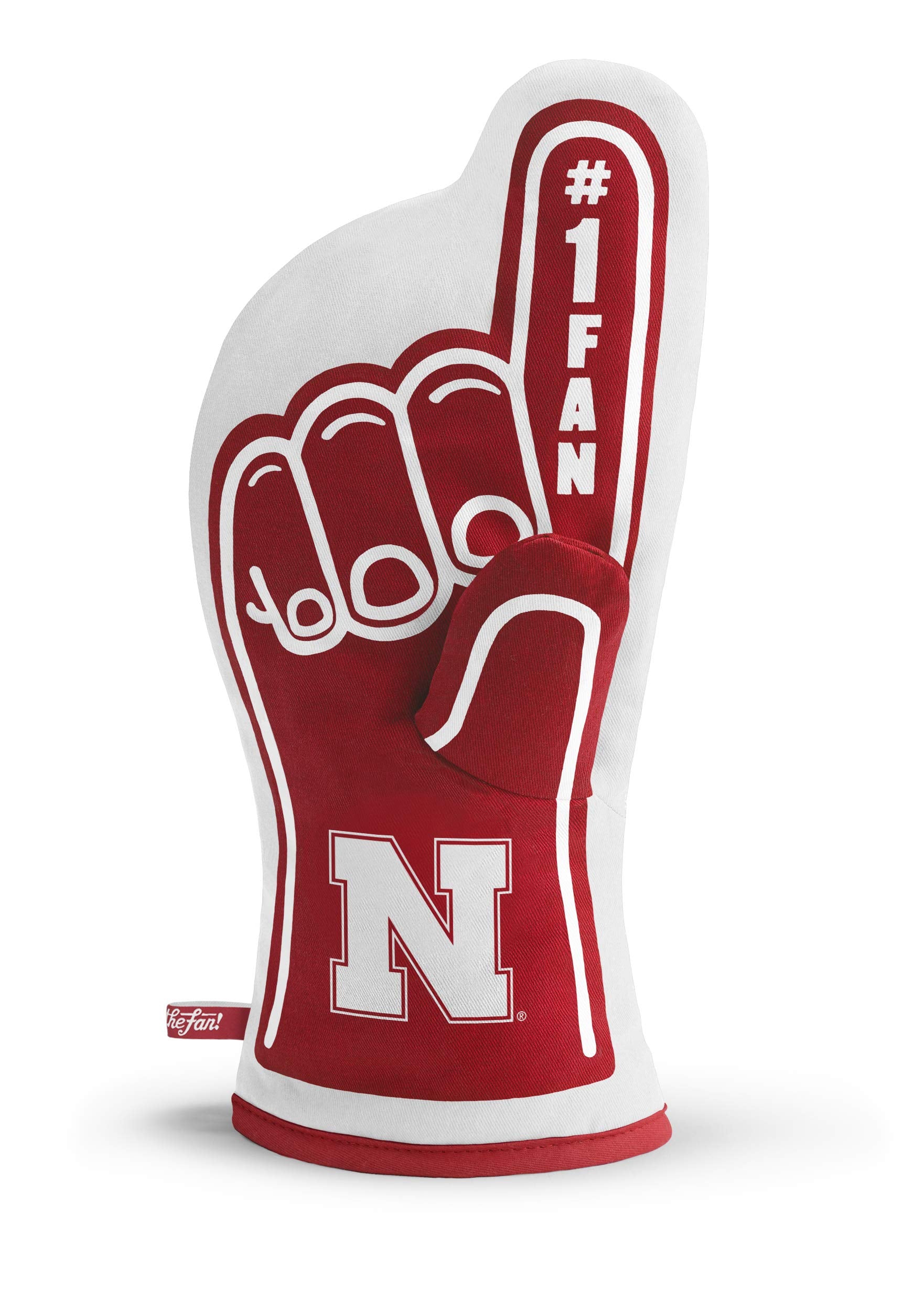 YouTheFan NCAA Nebraska Cornhuskers #1 Oven Mitt 13.25" x 6.5" - Sports Gifts, Sports Memorabilia, Sports Collectibles, Fan Shop