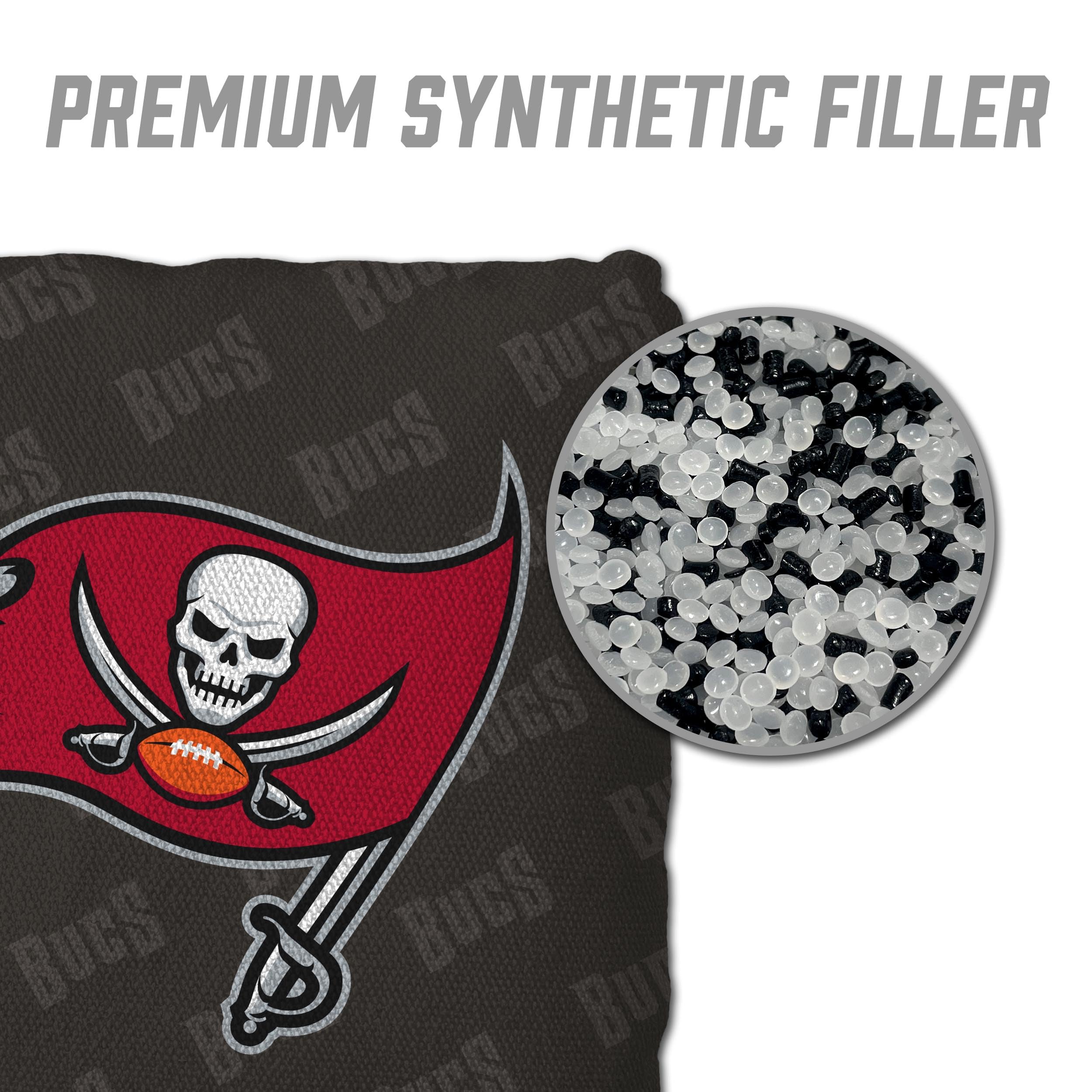 YouTheFan NFL Tampa Bay Buccaneers Cornhole Bags - 4PK - Grey - Sports Collectibles, Sports Memorabilia, Sports Fan Shop, Sports Gifts
