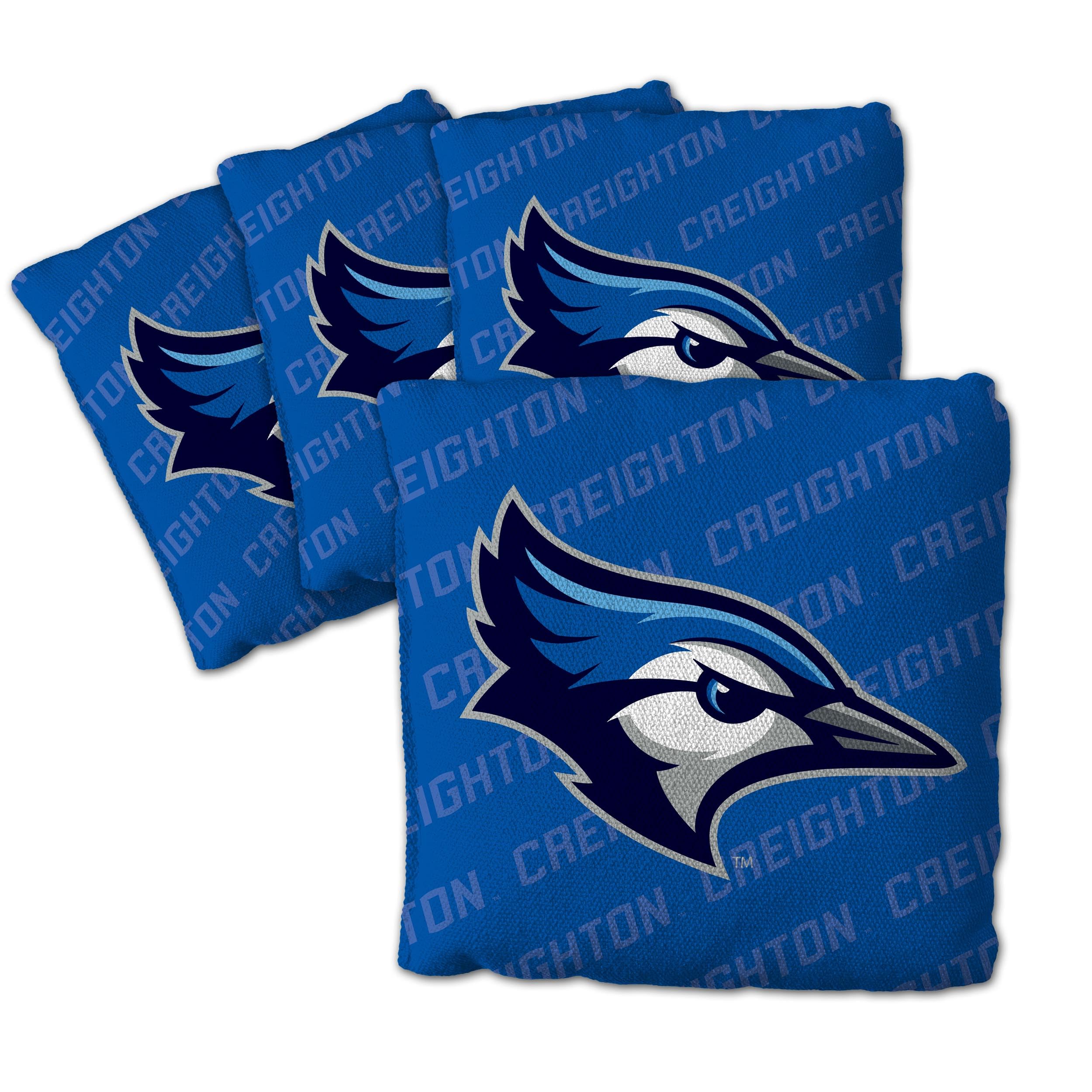 YouTheFan NCAA Creighton Bluejays Cornhole Bags - 4PK - Blue - Sports Collectibles, Sports Memorabilia, Sports Fan Shop, Sports Gifts