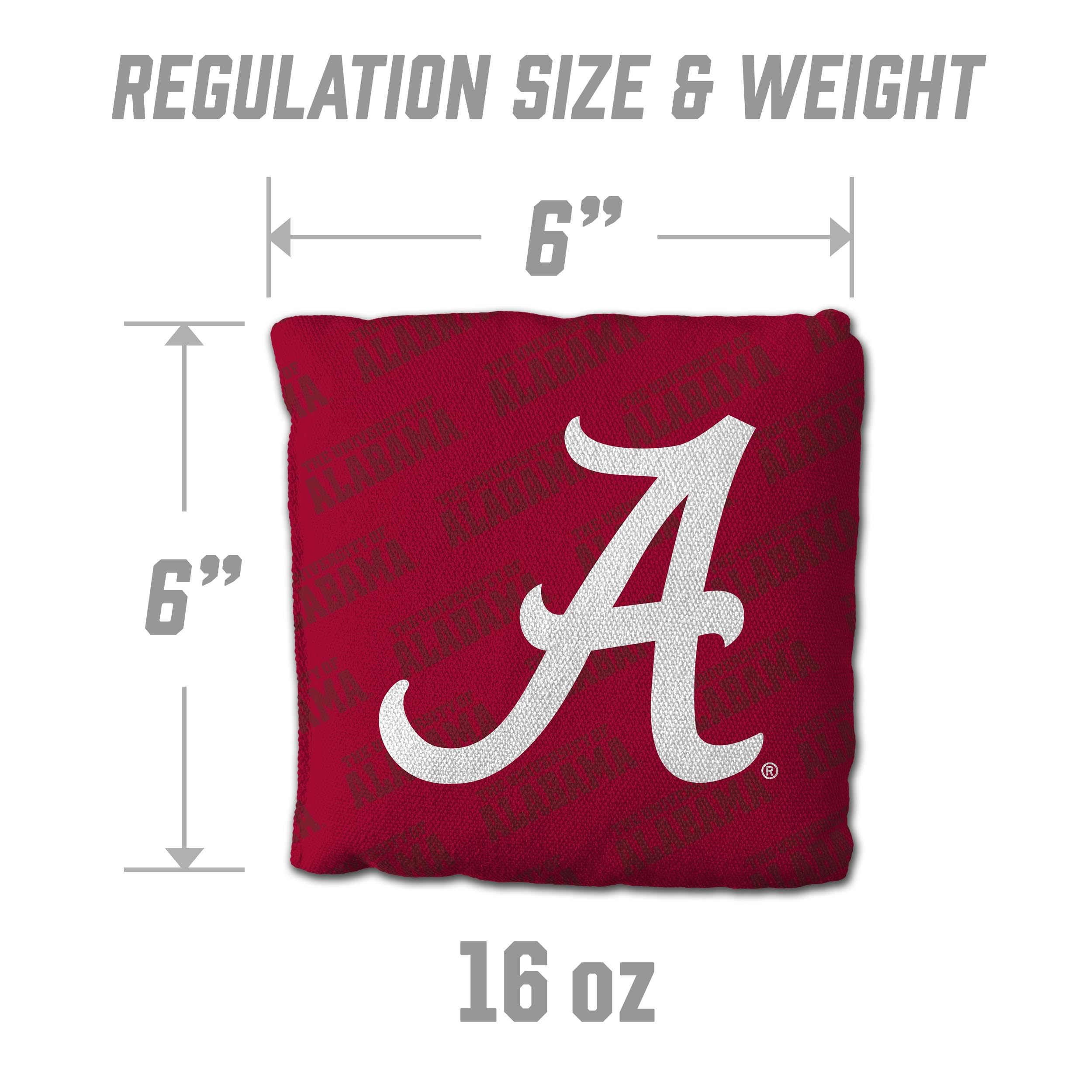 YouTheFan NCAA Alabama Crimson Tide Cornhole Bags - 4PK - Red - Sports Collectibles, Sports Memorabilia, Sports Fan Shop, Sports Gifts