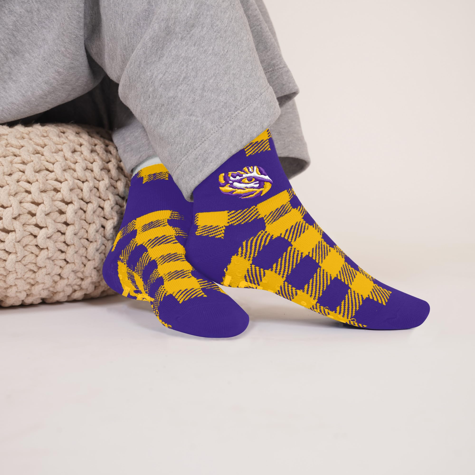 For Bare Feet NCAA LSU TIGERS Cozy Buff Plush Cabin Sock Team Color OSFM - Sports Gifts, Sports Memorabilia, Sports Collectibles, Fan Shop