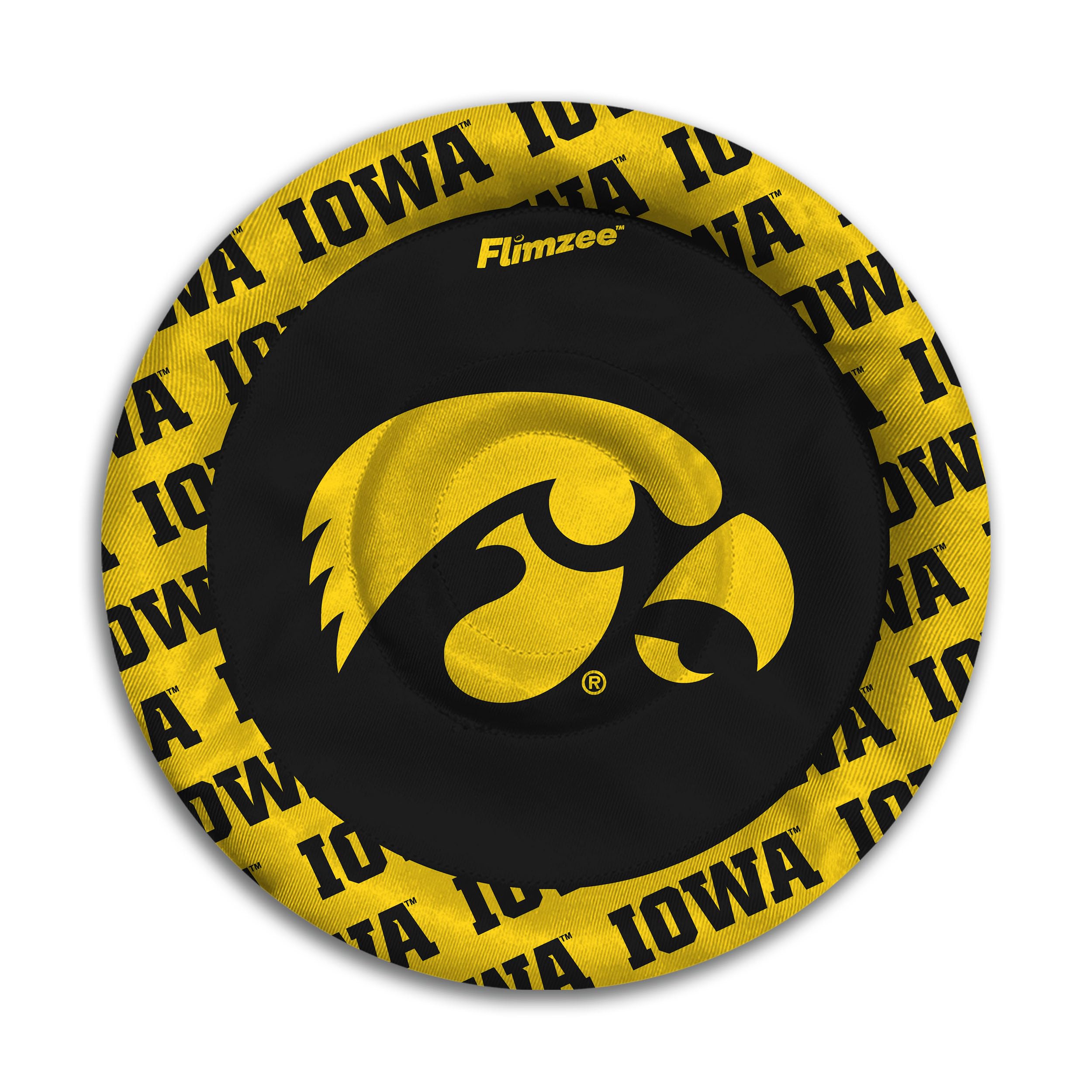YouTheFan NCAA Iowa Hawkeyes Flimzee Bean-Bag Flying Disc - Sports Gifts, Sports Memorabilia, Sports Collectibles, Fan Shop