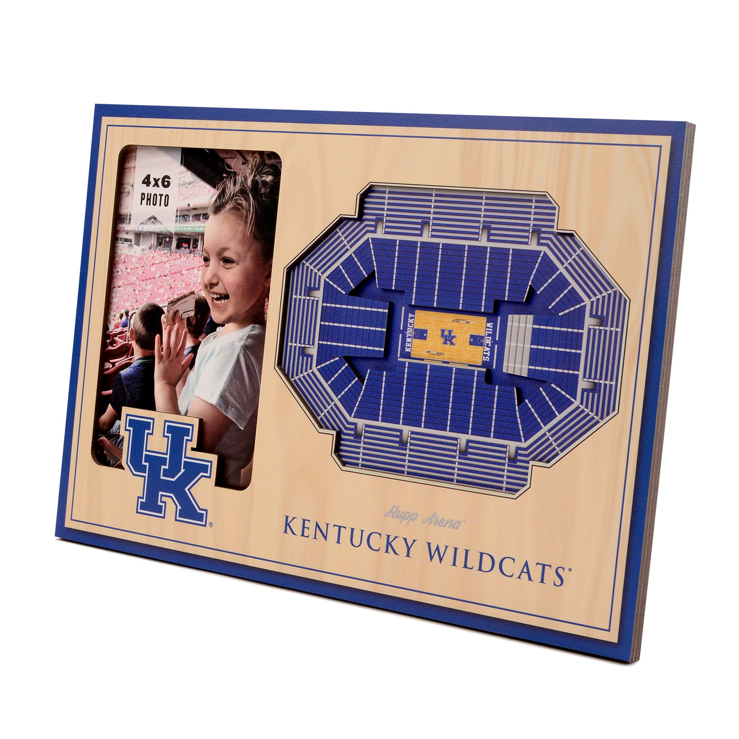 YouTheFan NCAA Kentucky Wildcats 3D StadiumView Picture Frame - Rupp Arena, 12" x 8" - Sports Collectibles, Sports Memorabilia, Sports Fan Shop, Sports Gifts