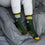 For Bare Feet NFL Youth 4 Stripe Deuce Crew Sock, Green Bay Packers, One Size - Sports Gifts, Sports Memorabilia, Sports Collectibles, Fan Shop