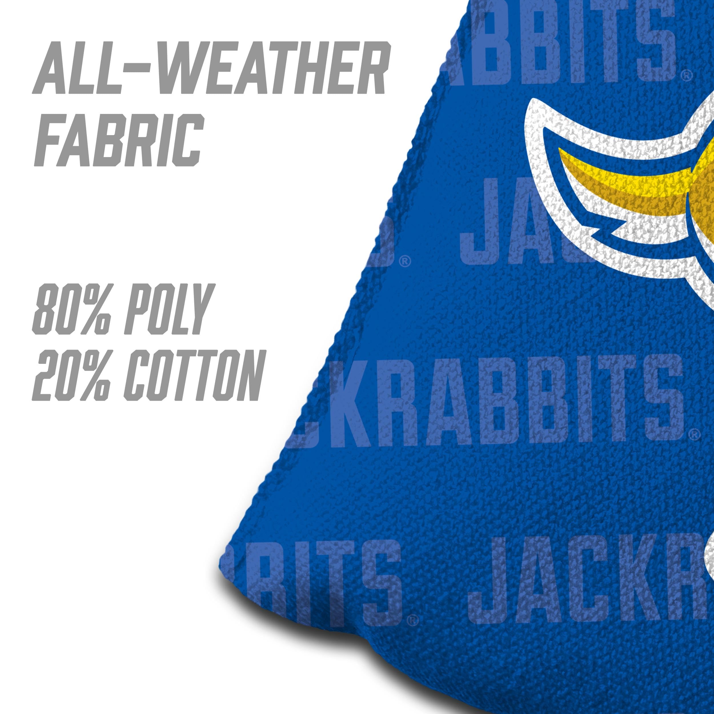 YouTheFan NCAA South Dakota State Jackrabbits Cornhole Bags - 4PK - Blue - Sports Gifts, Sports Memorabilia, Sports Collectibles, Fan Shop