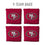 YouTheFan NFL San Francisco 49ers Cornhole Bags - 4PK - Red - Sports Collectibles, Sports Memorabilia, Sports Fan Shop, Sports Gifts