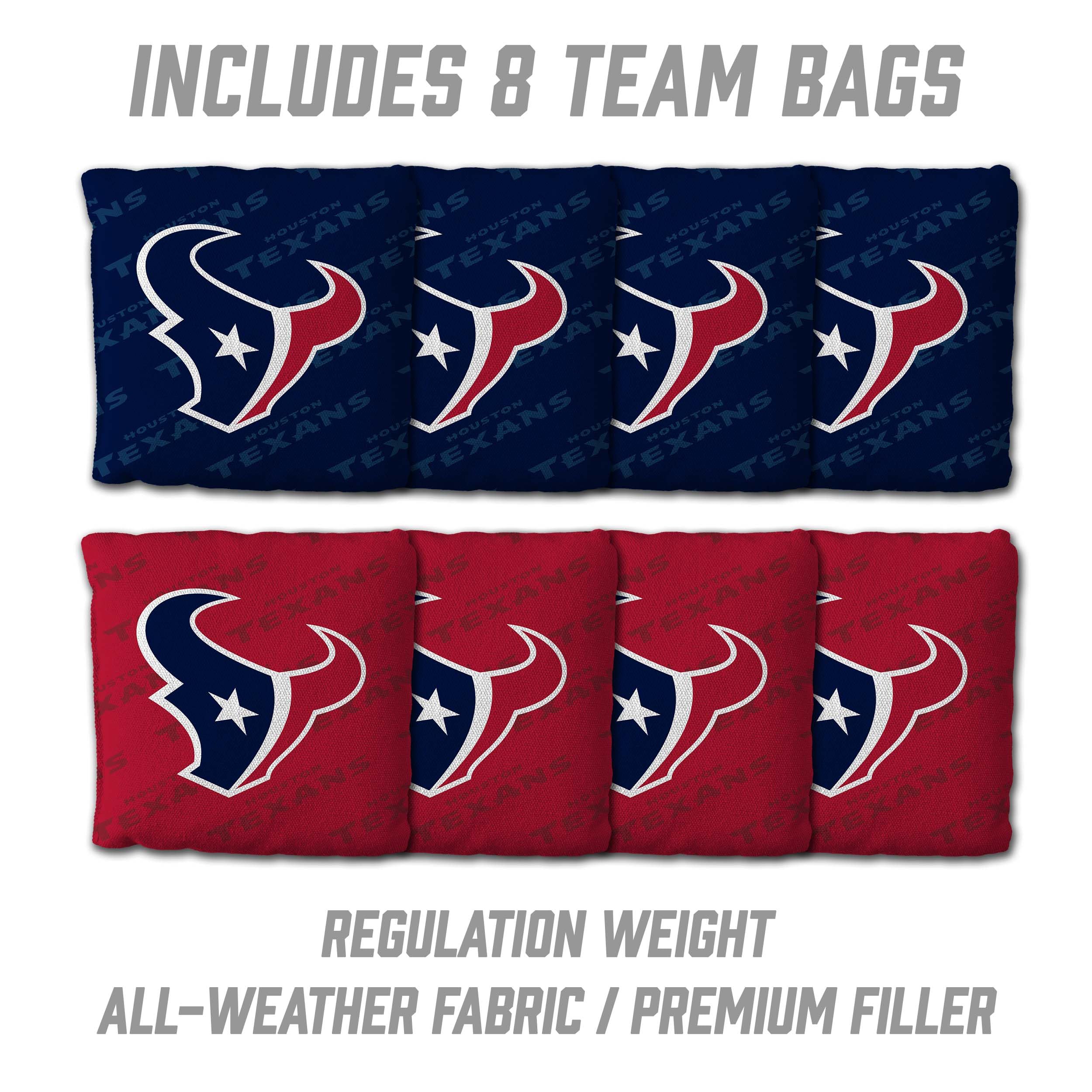 YouTheFan NFL Houston Texans 2’ x 4’ Professional Wood Cornhole Game with Logo Bags - Sports Collectibles, Sports Memorabilia, Sports Fan Shop, Sports Gifts