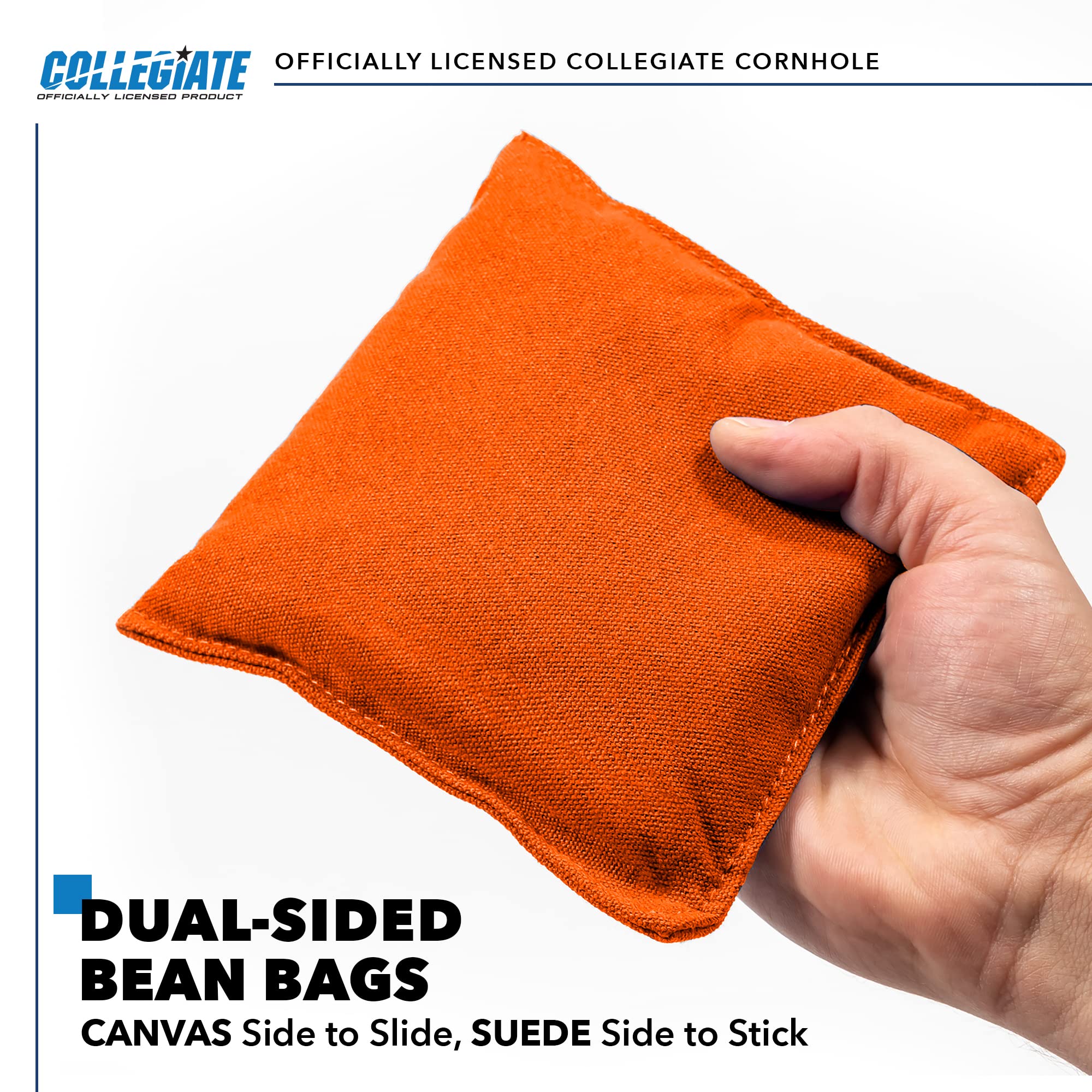 Wild Sports Tennessee Volunteers 2' x 4' Regulation Size Solid Wood College Cornhole Set with Direct Print HD Team Graphics Great Gift for Any NCAA Fan! Bean Bag Toss Family Outdoor Game - Sports Collectibles, Sports Memorabilia, Sports Fan Shop, Sports Gifts