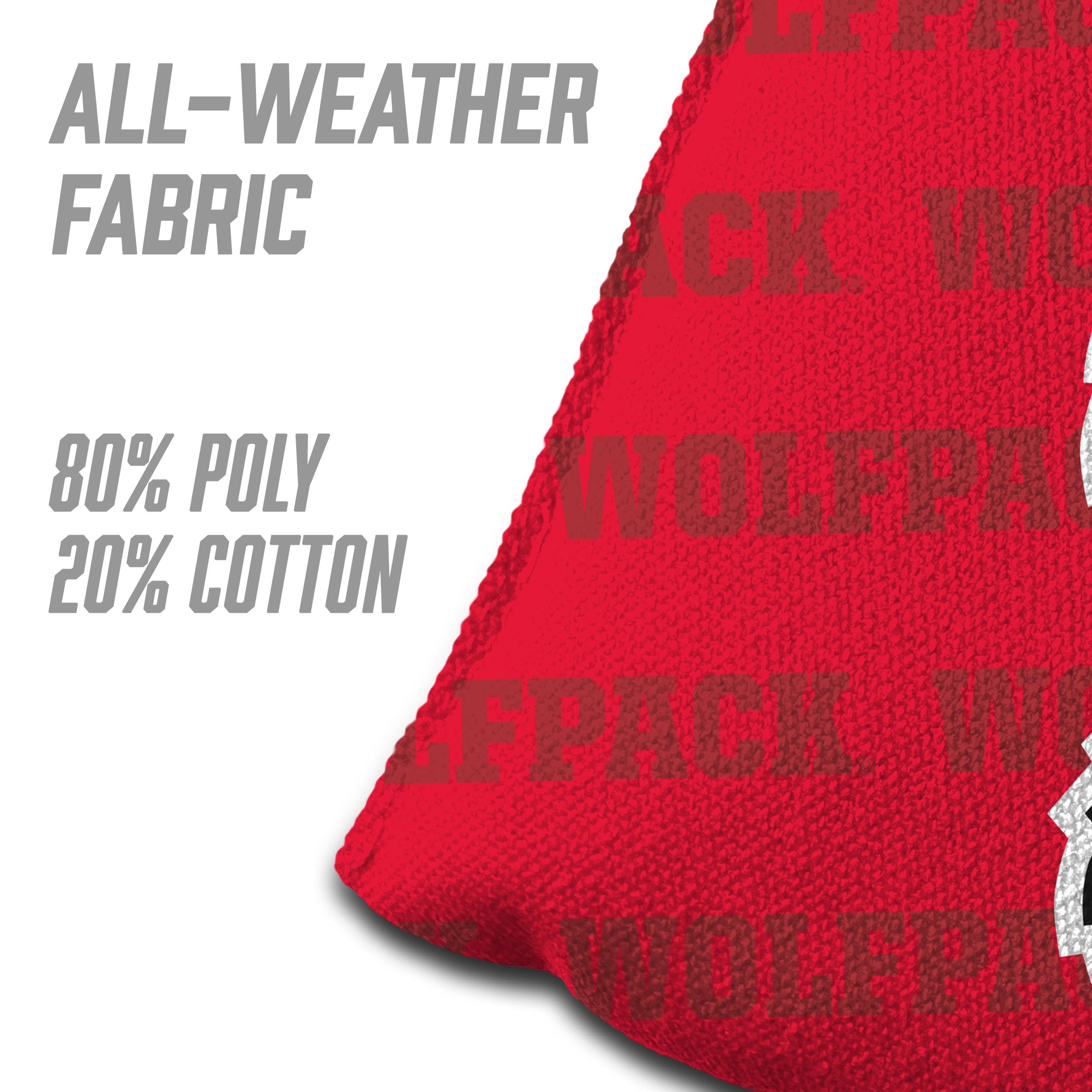YouTheFan NCAA NC State Wolfpack Cornhole Bags - 4PK - Red - Sports Collectibles, Sports Memorabilia, Sports Fan Shop, Sports Gifts